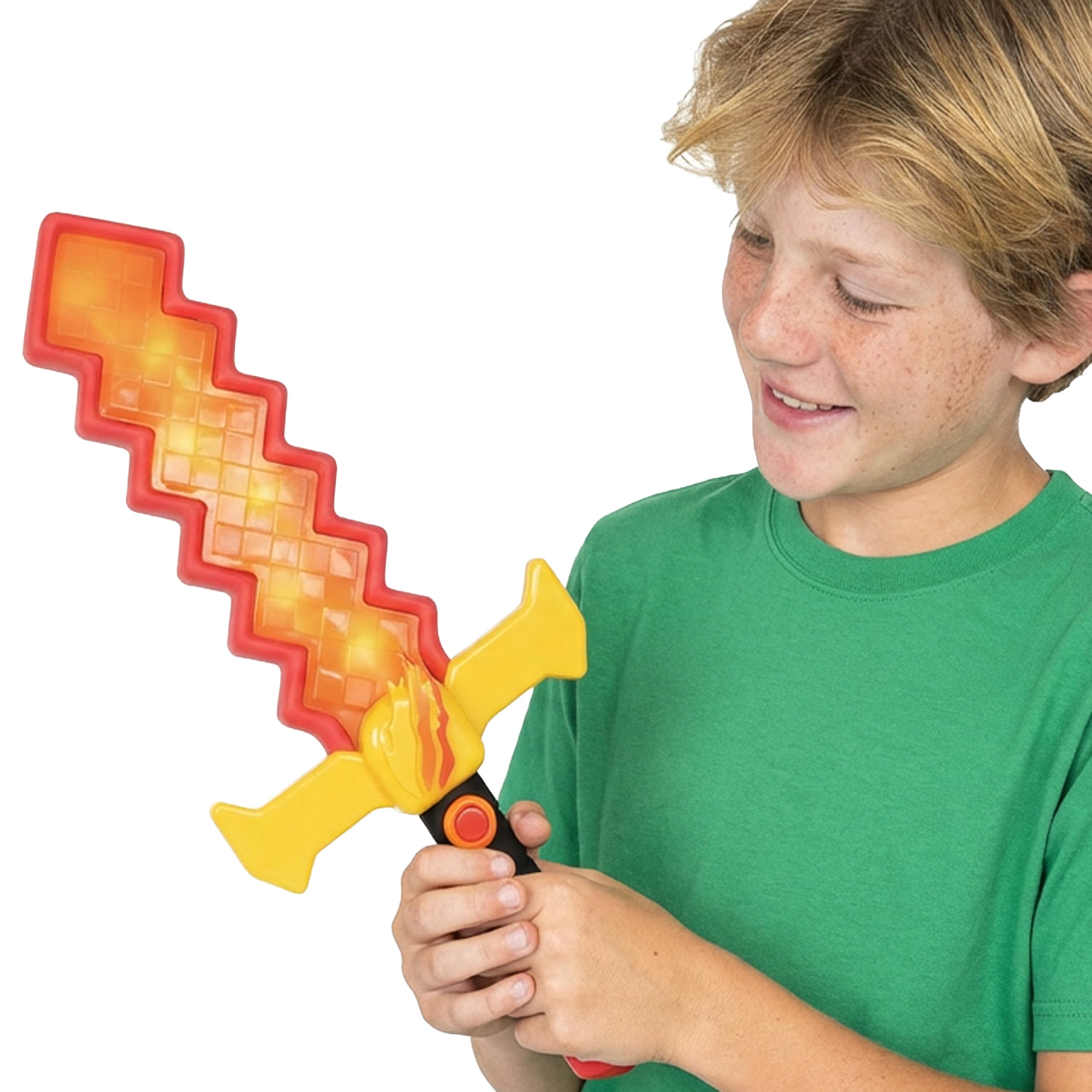 PrestonPlayz Pleb Slayer Sword - Glows, Foam Encased Plastic, Ages 5+