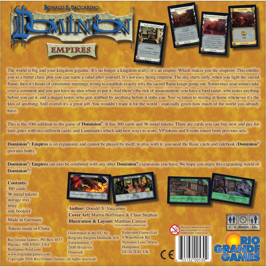 Rio Grande Games Dominion: Empires Expansion 7