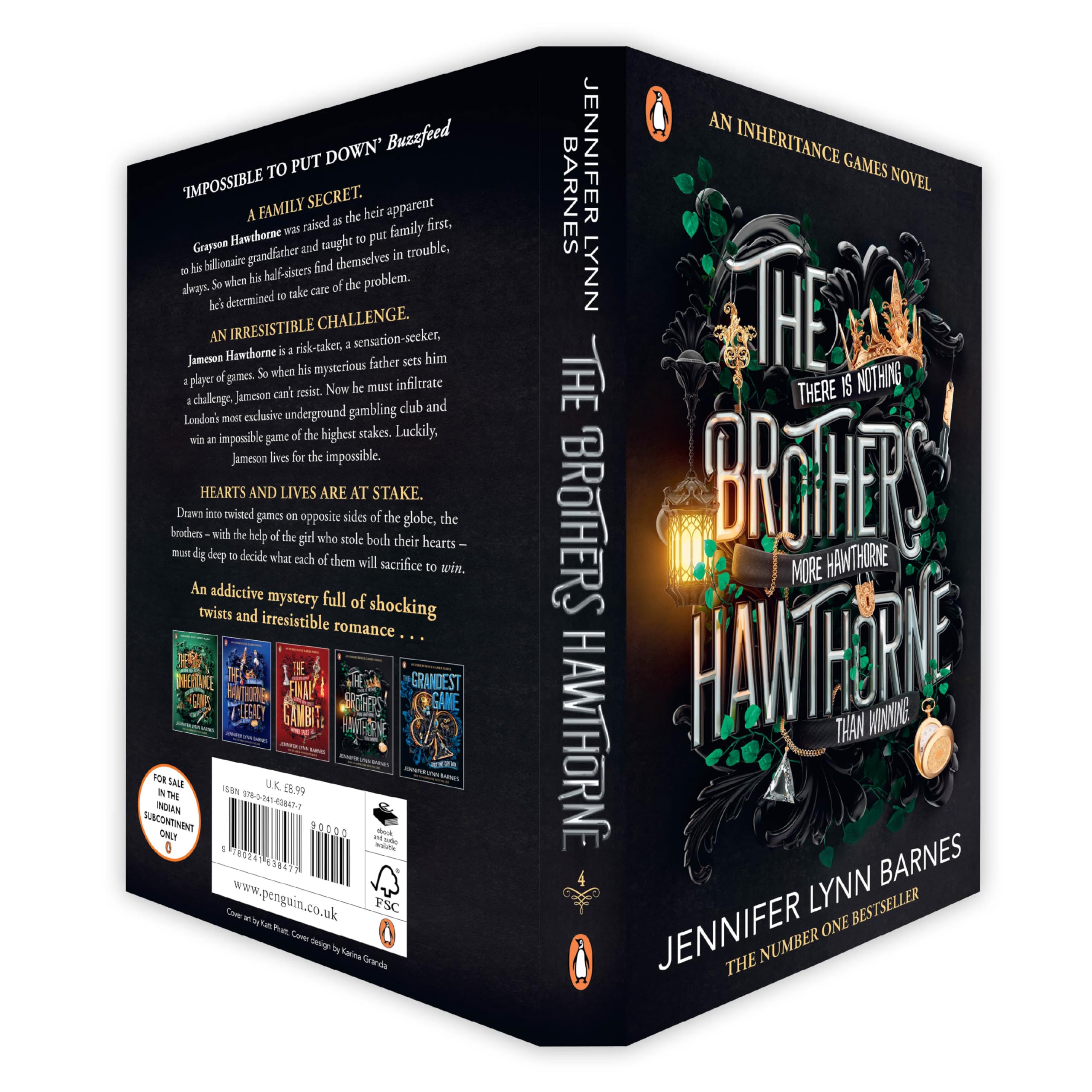 Jennifer Lynn Barnes - The Brothers Hawthorne (The Inheritance Games, 4) [Paperback] 3