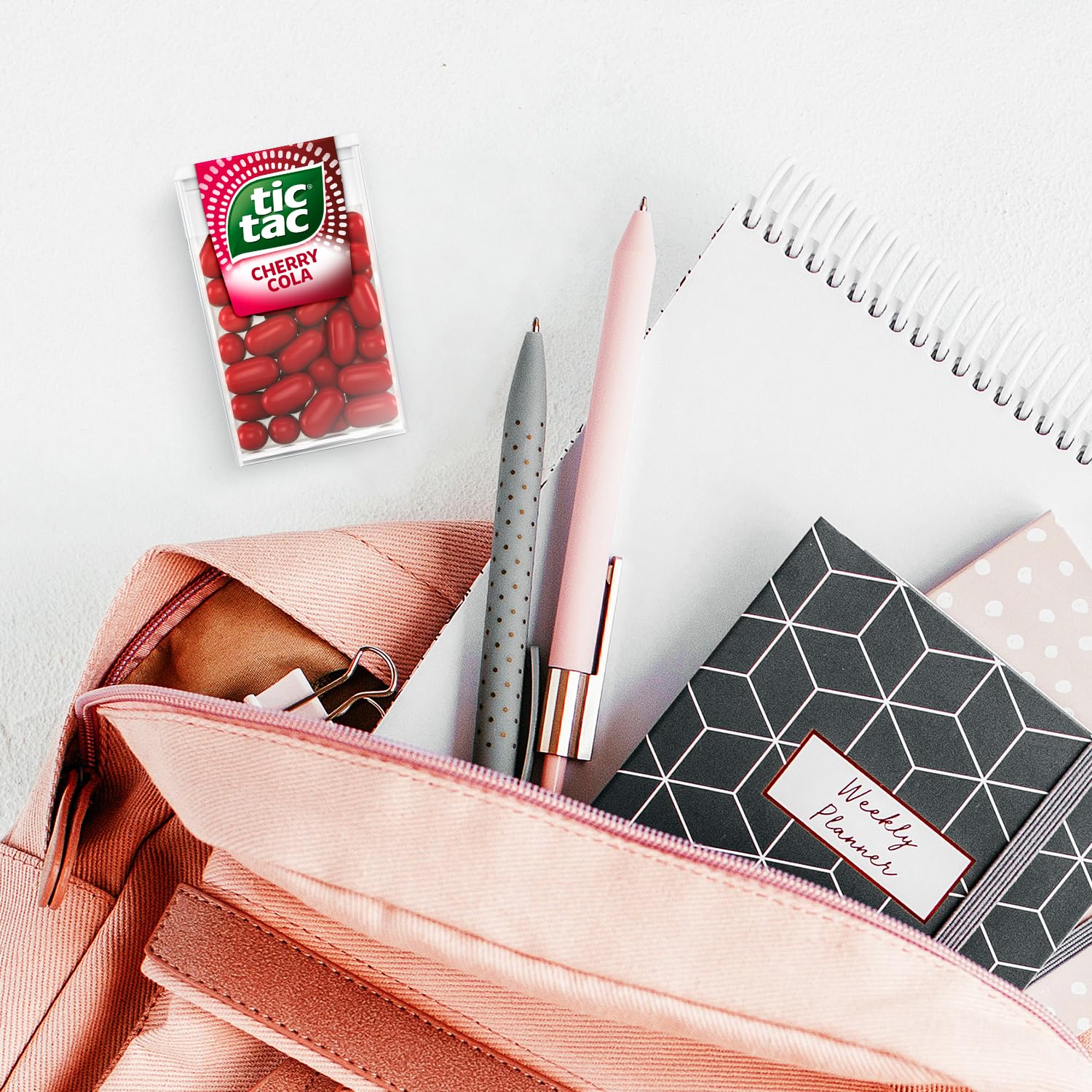 Tic Tac Mixers Cherry Cola Mints Sweets - Party Bag Fillers, 18g x 24 Packs 6