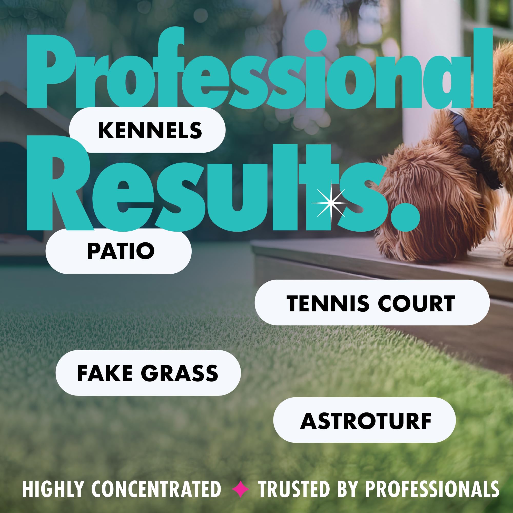 Dirtbusters Pet Pro Artificial Grass Cleaner - 3-in-1 Deep Clean & Deodorise | 5 Litre Concentrate 8