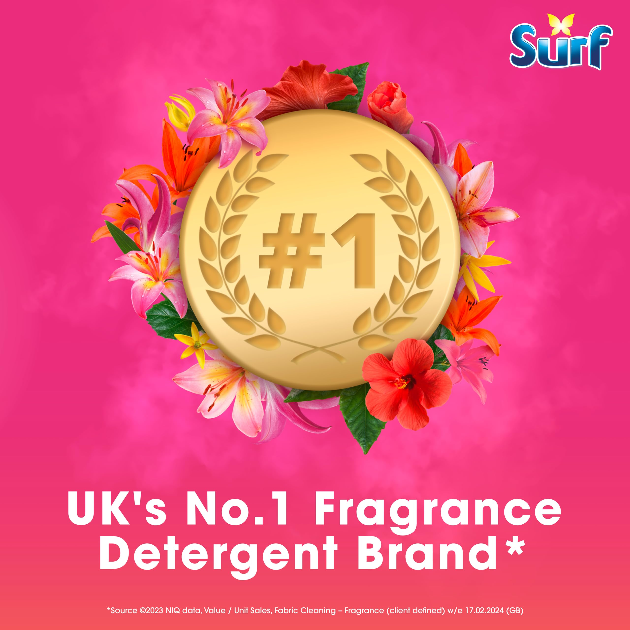 Surf Tropical Lily Laundry Washing Liquid Detergent (648 ml) 12