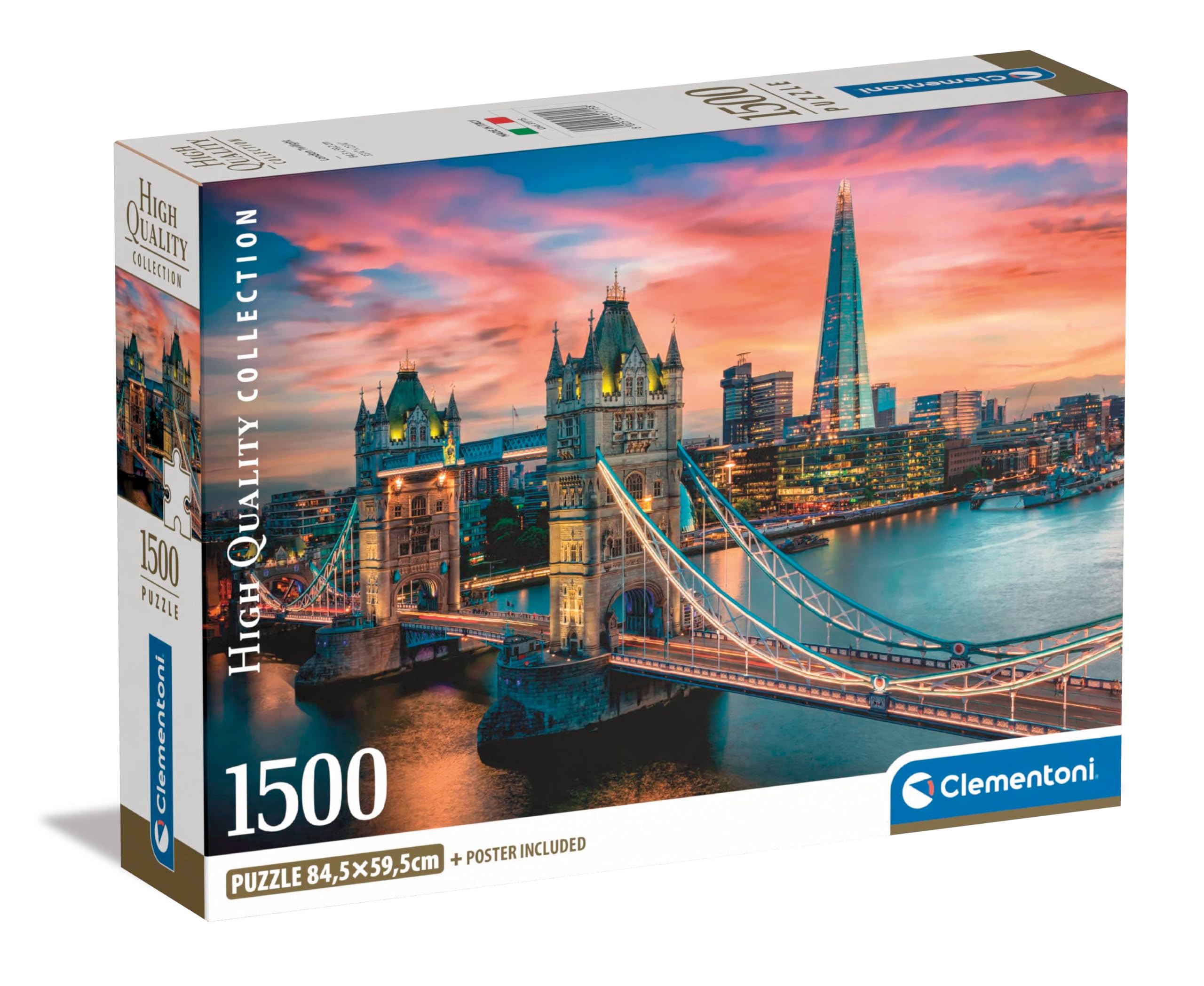 Clementoni Jigsaw Puzzle Collection - London Twilight 1500 Piece Puzzle 1