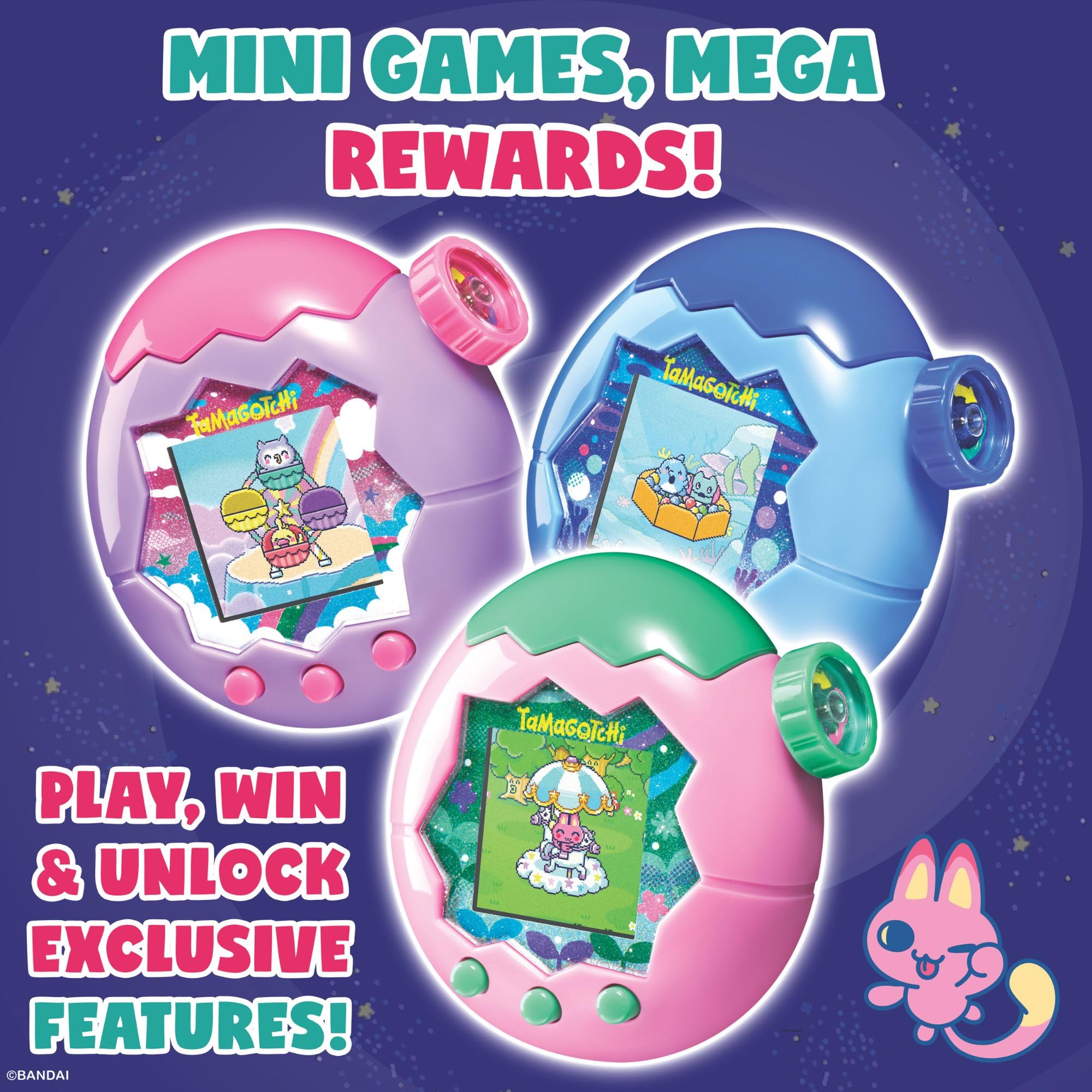 Tamagotchi - Paradise Digital Pet Pink Land Shell