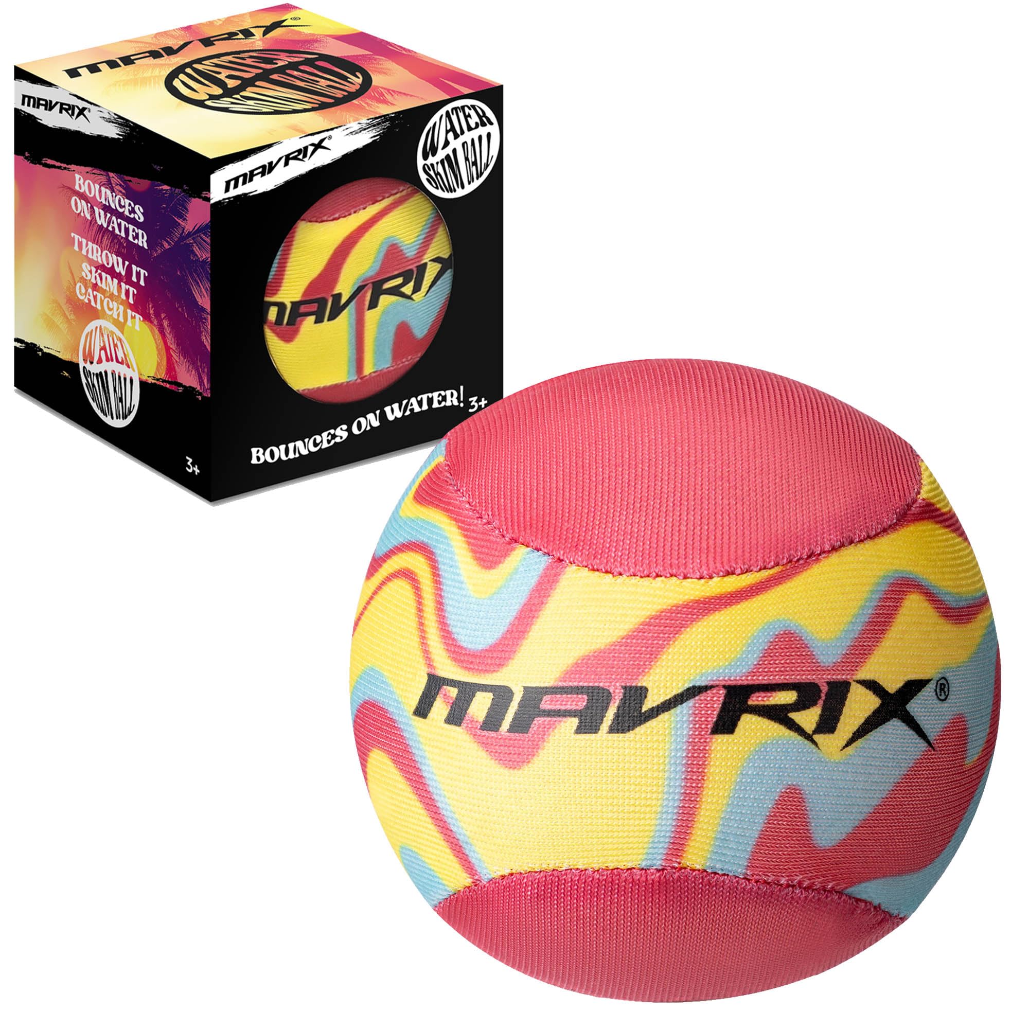 Mavrix Water Skim Ball - Floating Bouncing Ball for Kids and Adults 1