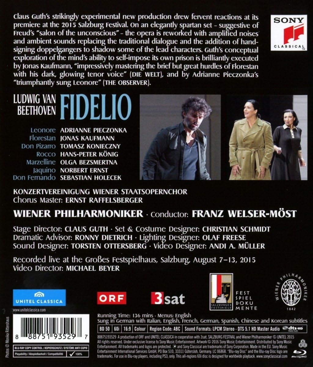 Beethoven: Fidelio (2015) - Blu-ray (Region Free)