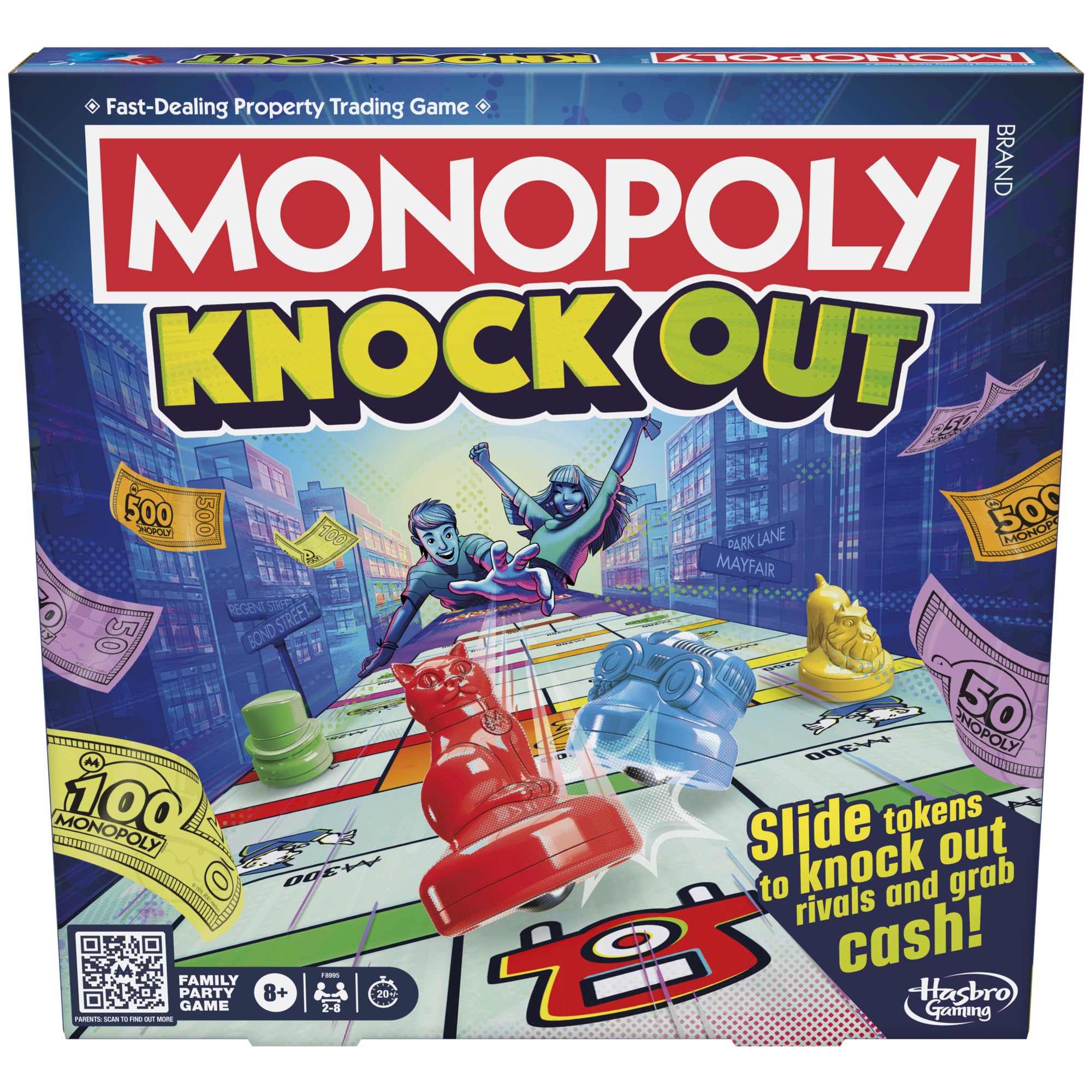 Monopoly Knockout Board Game for 2-8 Players 1