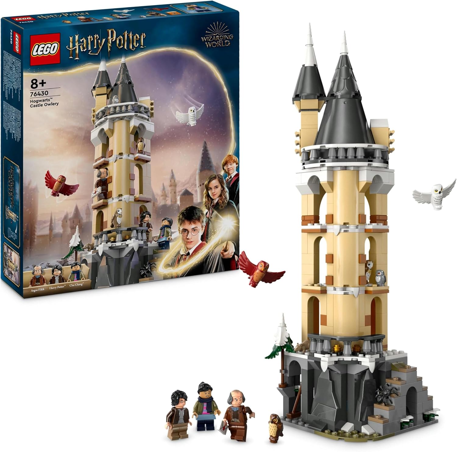 LEGO Harry Potter Hogwarts Castle Owlery 76430 - Building Set for Kids 8+ 1