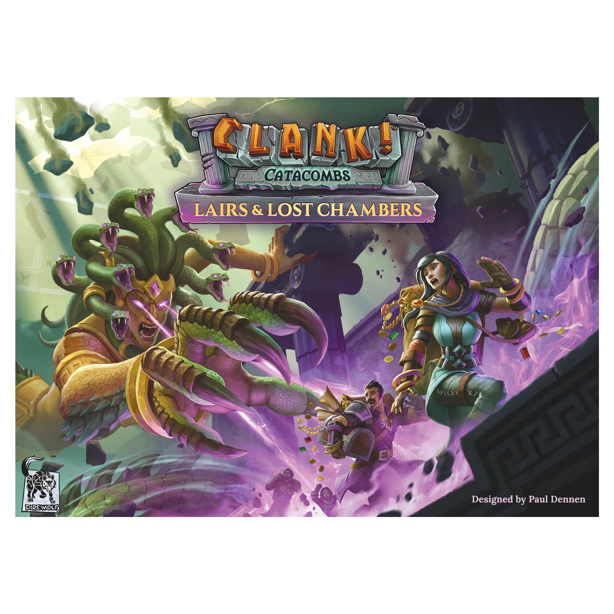 Dire Wolf Clank! Catacombs - Lairs & Lost Chambers Expansion | Age 14+ | English 1