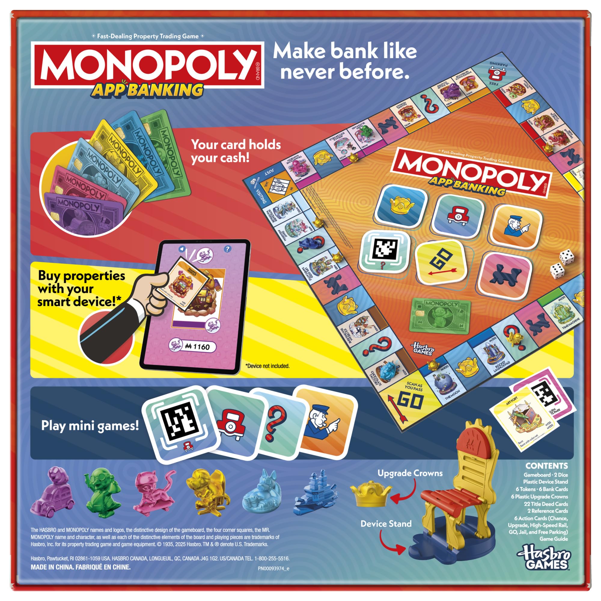 Hasbro Gaming Monopoly App Banking Board Game - English Version | Ages 8+ | 2-6 Players