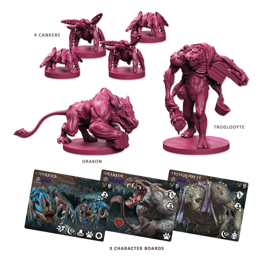 Battle Systems Maladum Dungeons of Enveron Starter Set - Fantasy Miniature Board Game