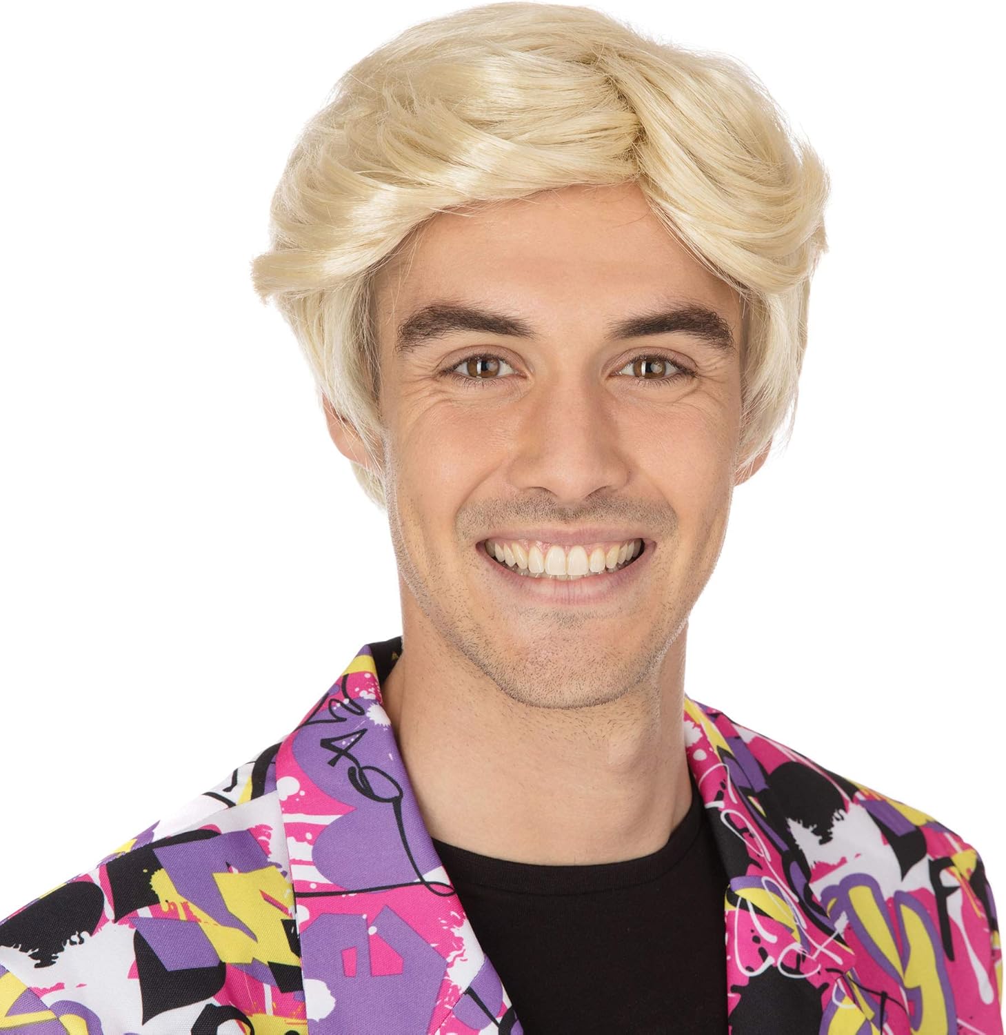 Bristol Novelty Tony Blonde Wig BW503, One Size 1