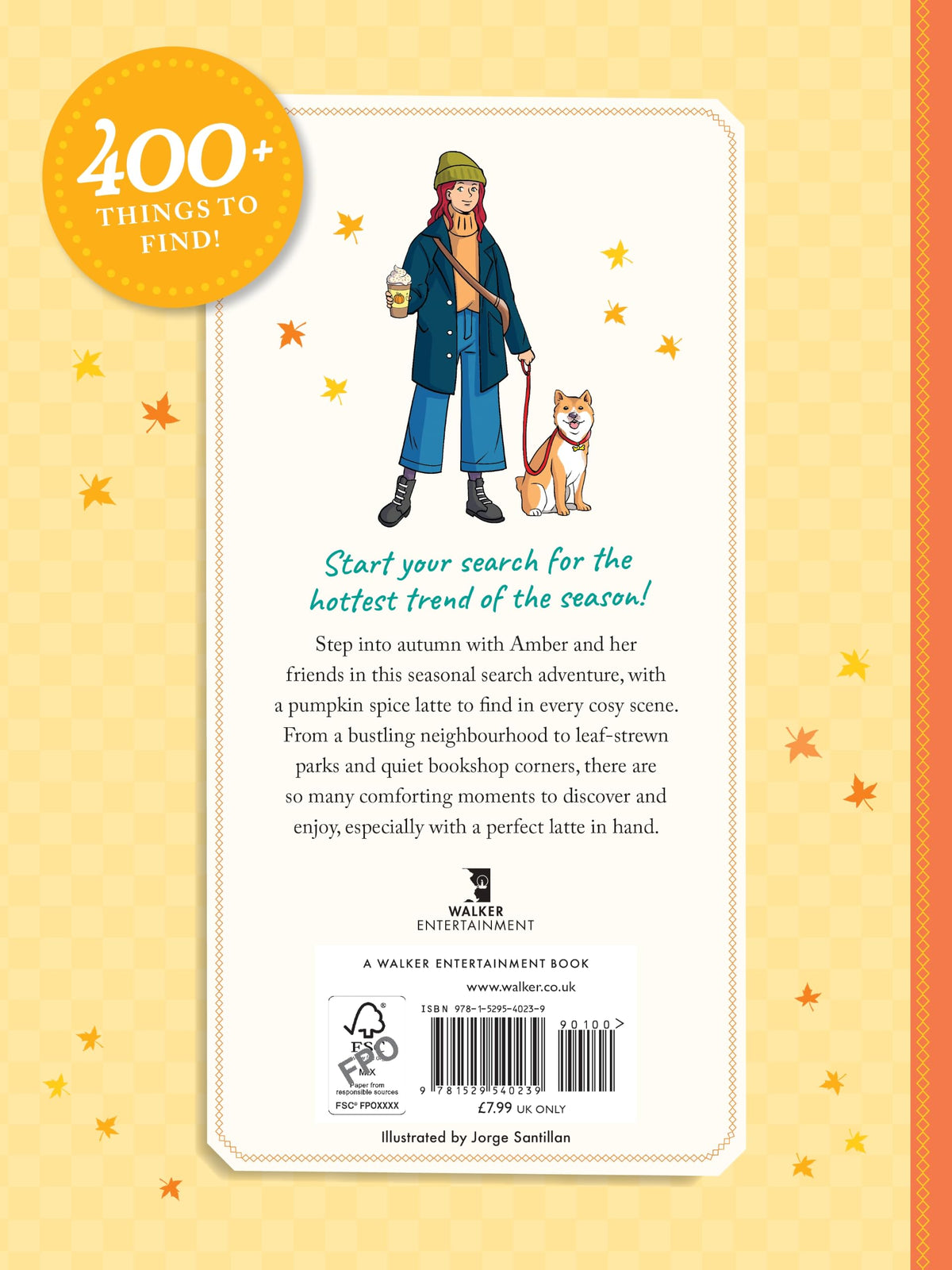 Walker Books Search and Find: My Pumpkin Spice Latte - 32-Page Paperback Activity Book