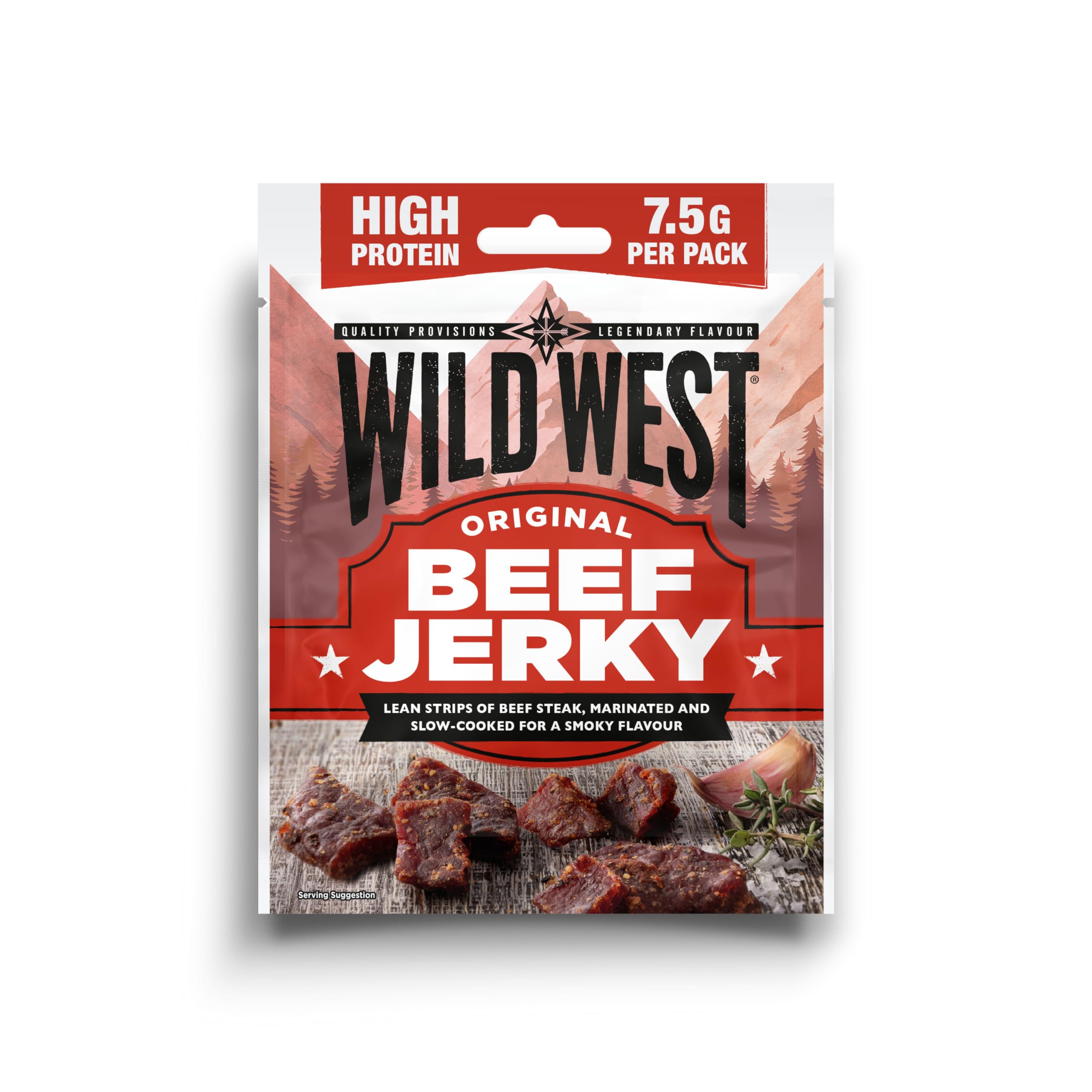 Wild West - Beef Jerky Variety Pack 12 x 25g (Original, Honey BBQ, Jalapeño) 3
