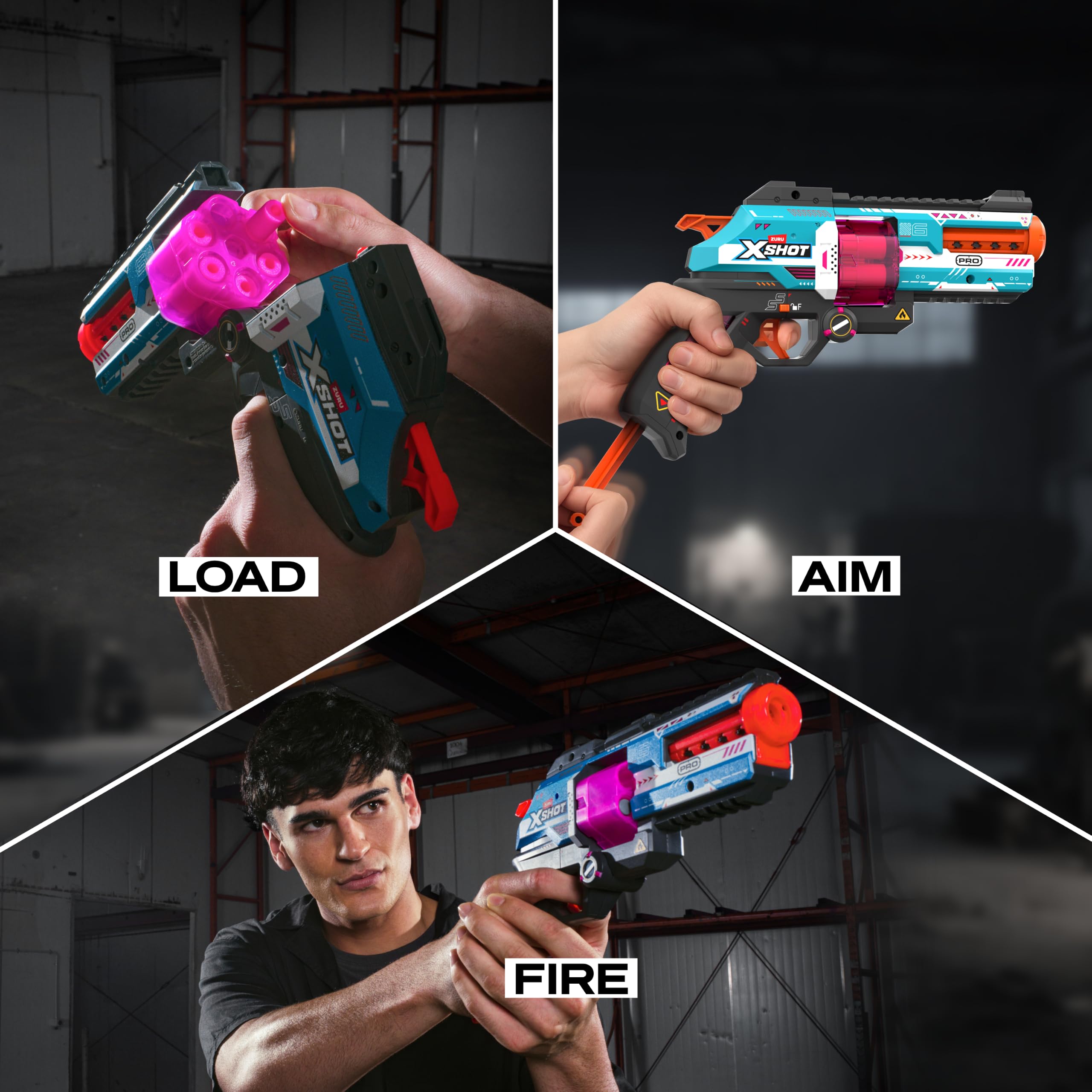XSHOT SKINS Pro Series Break barrel Blaster with 20 Air Pocket Technology Darts | 120ft Range | Ergonomic Design 6