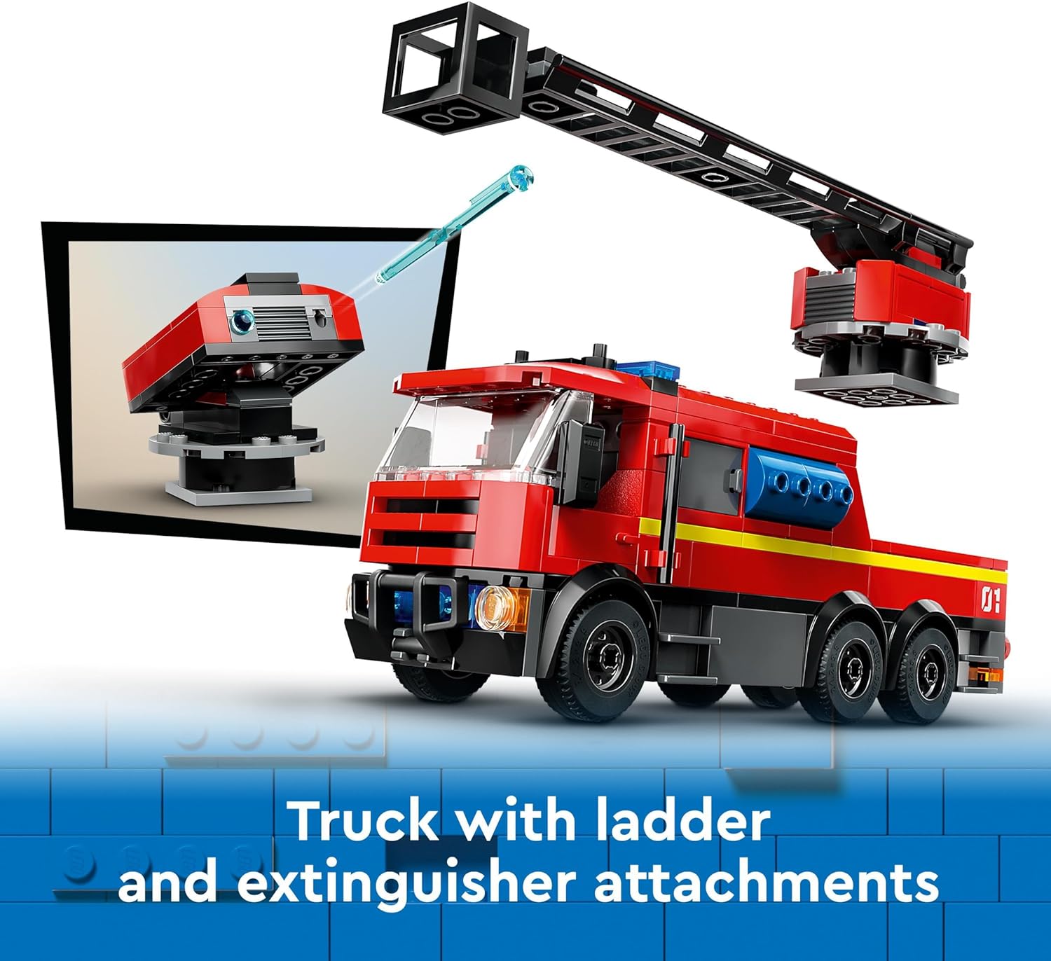 LEGO City Fire Station Playset with Fire Engine & Minifigures - 6+ Years 3