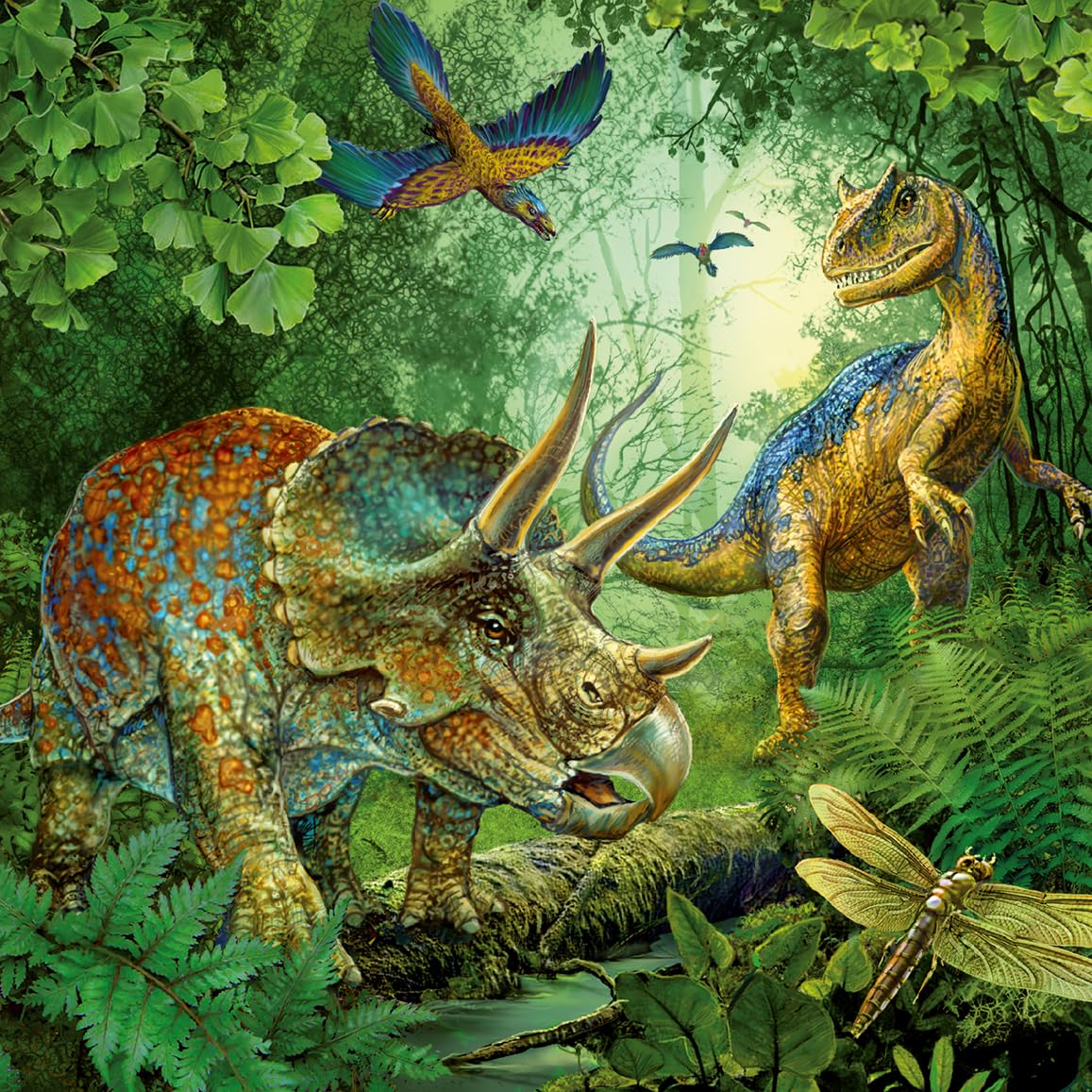 Ravensburger Dino Fascination 3x 49-Piece Jigsaw Puzzle Set for Kids 5 Years and Up 7