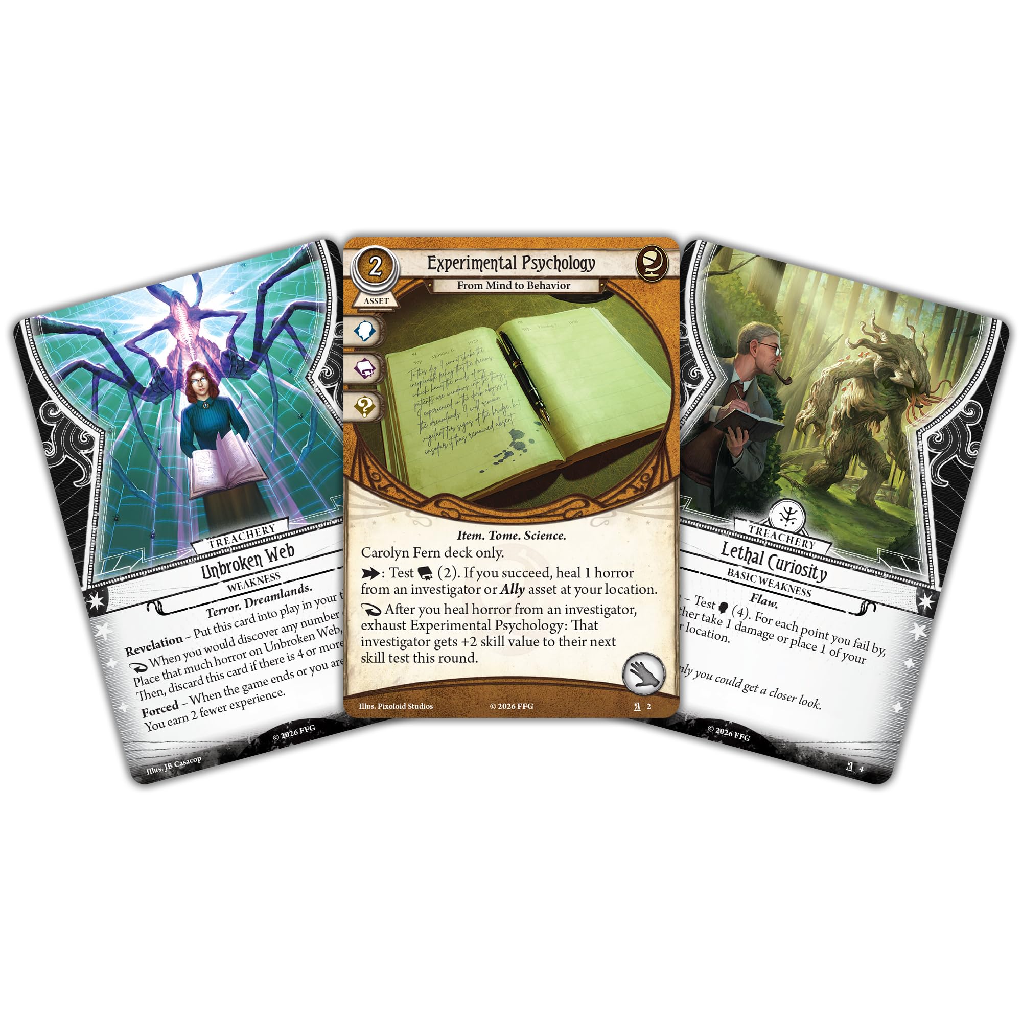 Asmodee Arkham Horror LCG: Carolyn Fern Investigator Deck - Ages 14+ | 60 Cards | English 3