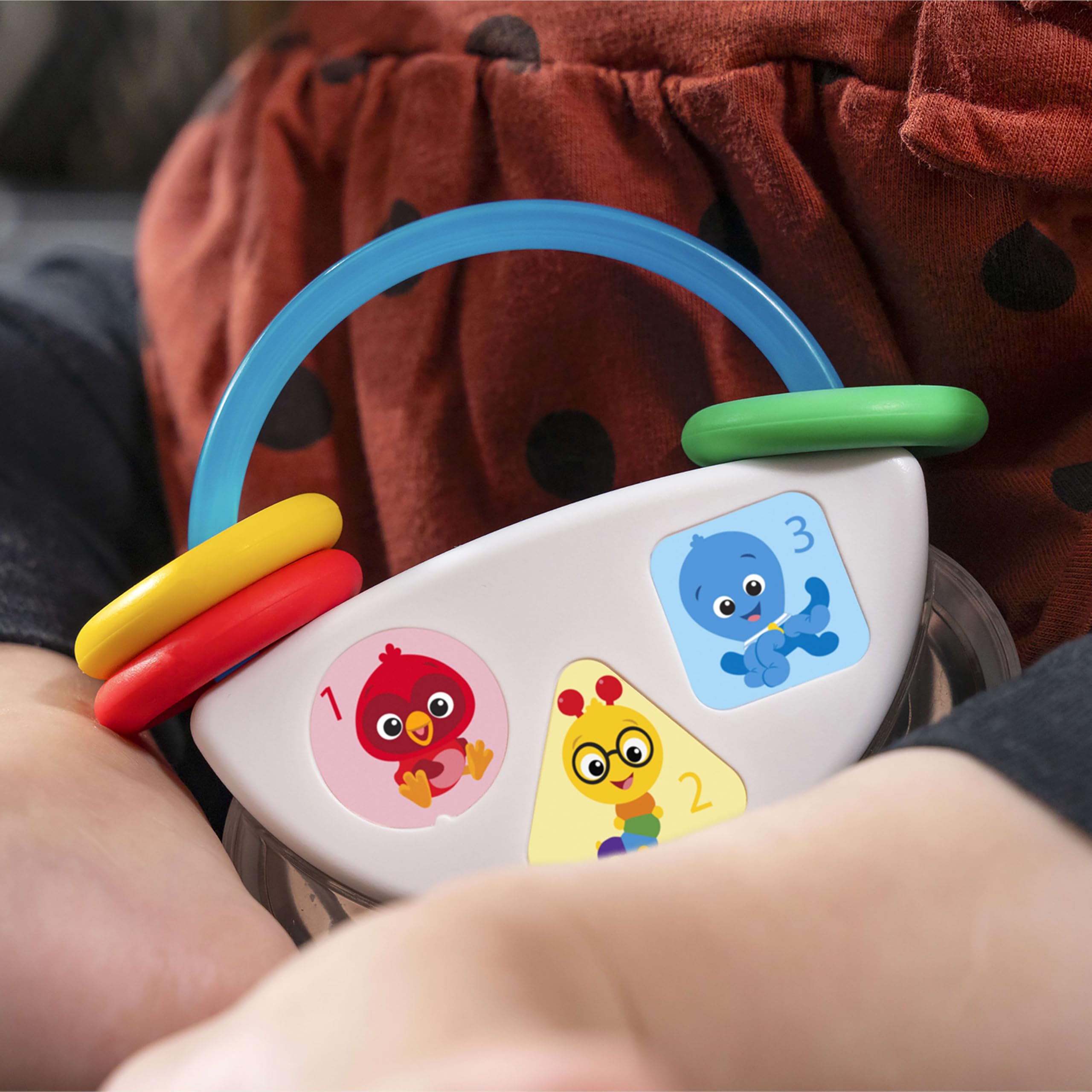 Baby Einstein Tiny Tambourine Musical Toy & Rattle for Unisex Baby Ages 3-36 Months 6