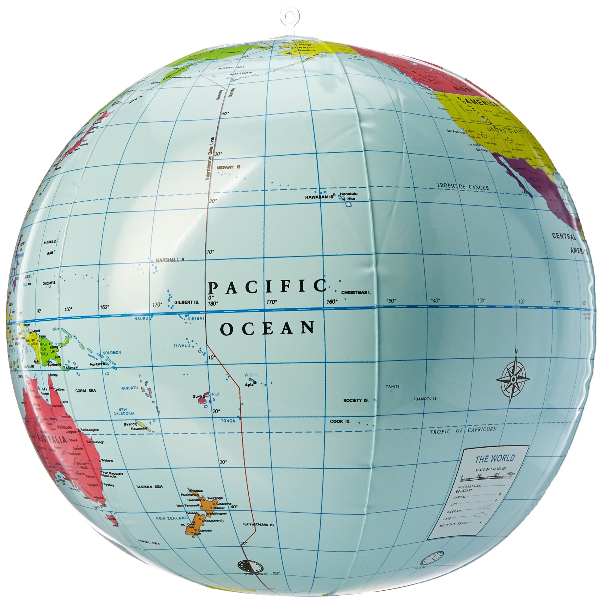 Learning Resources Inflatable Globe Without Light | Ages 5-9 | Medium Size 3
