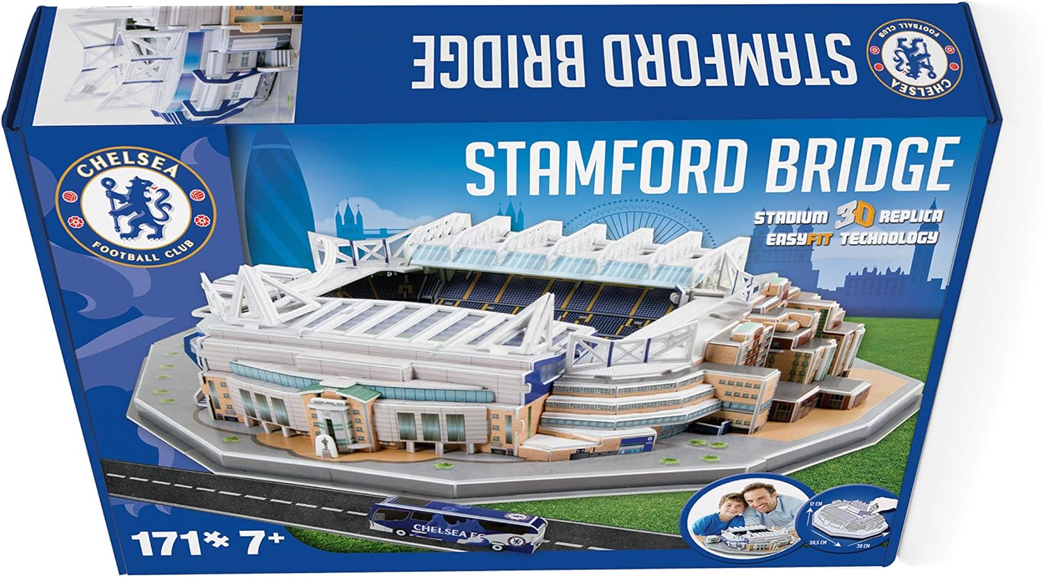Chelsea Stamford Bridge 3D Puzzle - 158-Piece Building Set for Kids 7+ 2