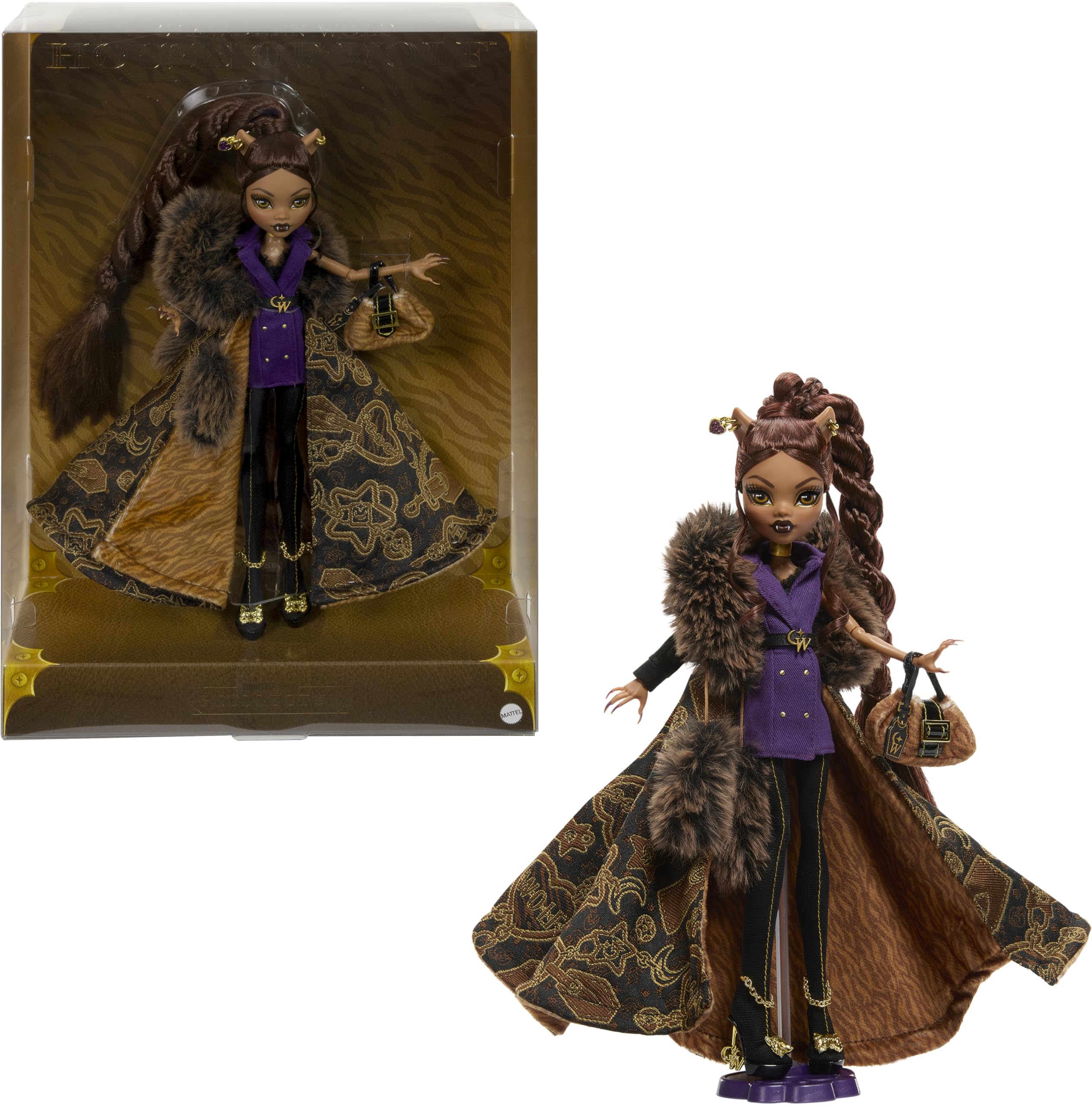 Monster High Clawdeen Wolf House of Wolf Collectible Doll - Faux Fur & Runway Fashion 1