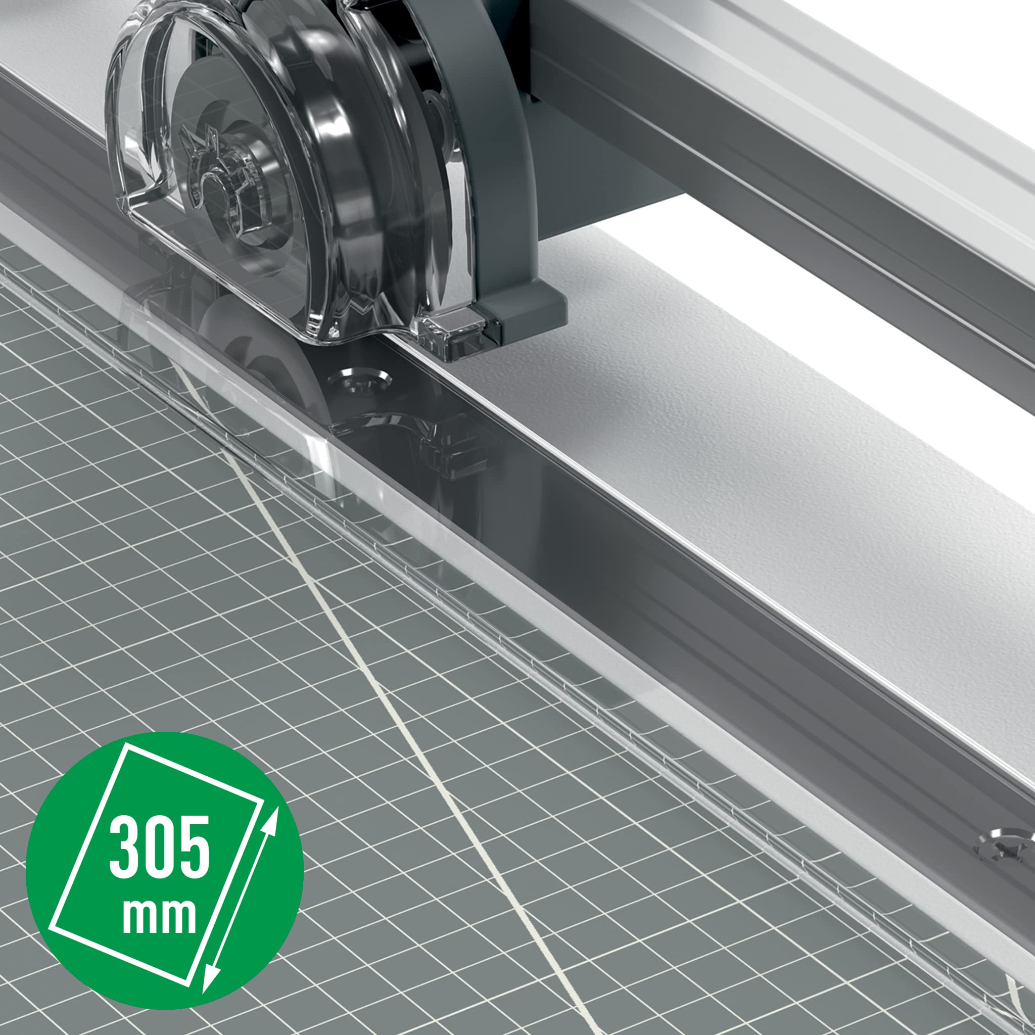 Leitz Precision Home Office Paper Trimmer A4 | Trims Up to 10 Sheets | 305mm Cut Length 3