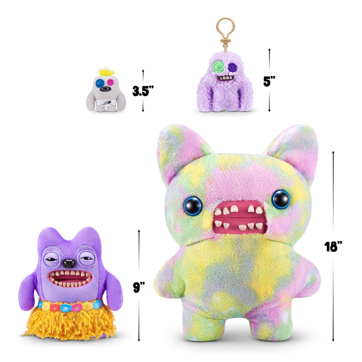 Fuggler Vacay Vibes - Funny Ugly Monster Plush Collectible Toy (Greedy Grinner - Purple)
