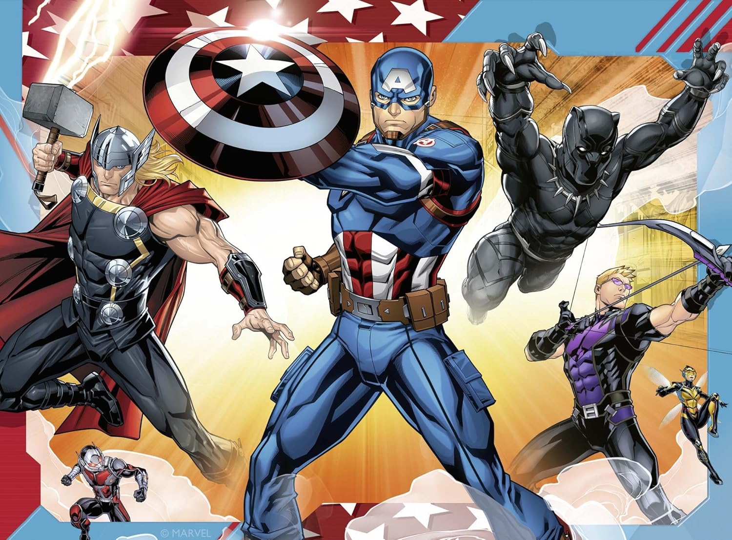 Ravensburger Marvel Avengers 4-in-1 Jigsaw Puzzle Set - 12, 16, 20, 24 Pieces for Kids Ages 3+ 7