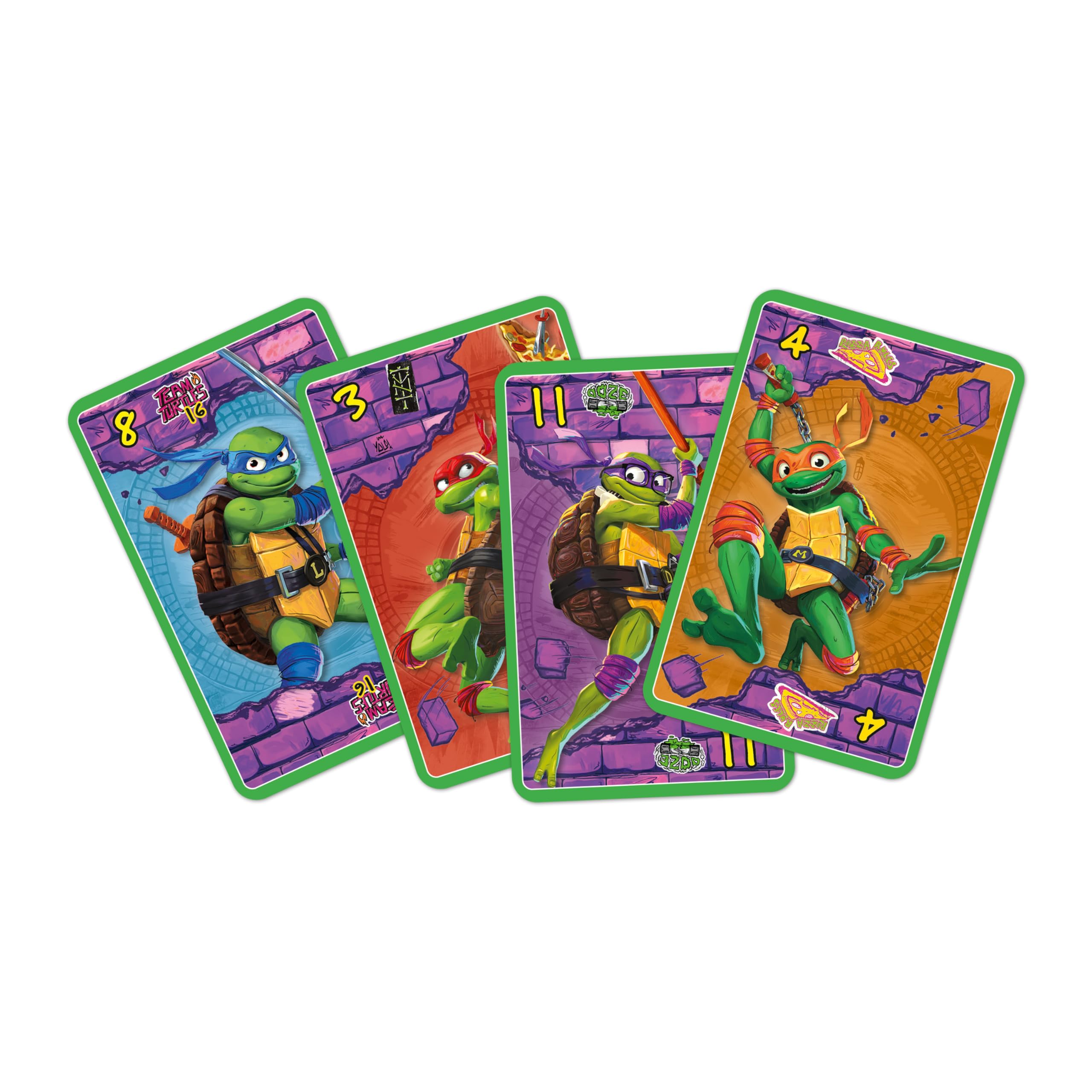 Waddingtons Number 1 Teenage Mutant Ninja Turtles WHOT! Card Game | 4+ Players | Ages 5+