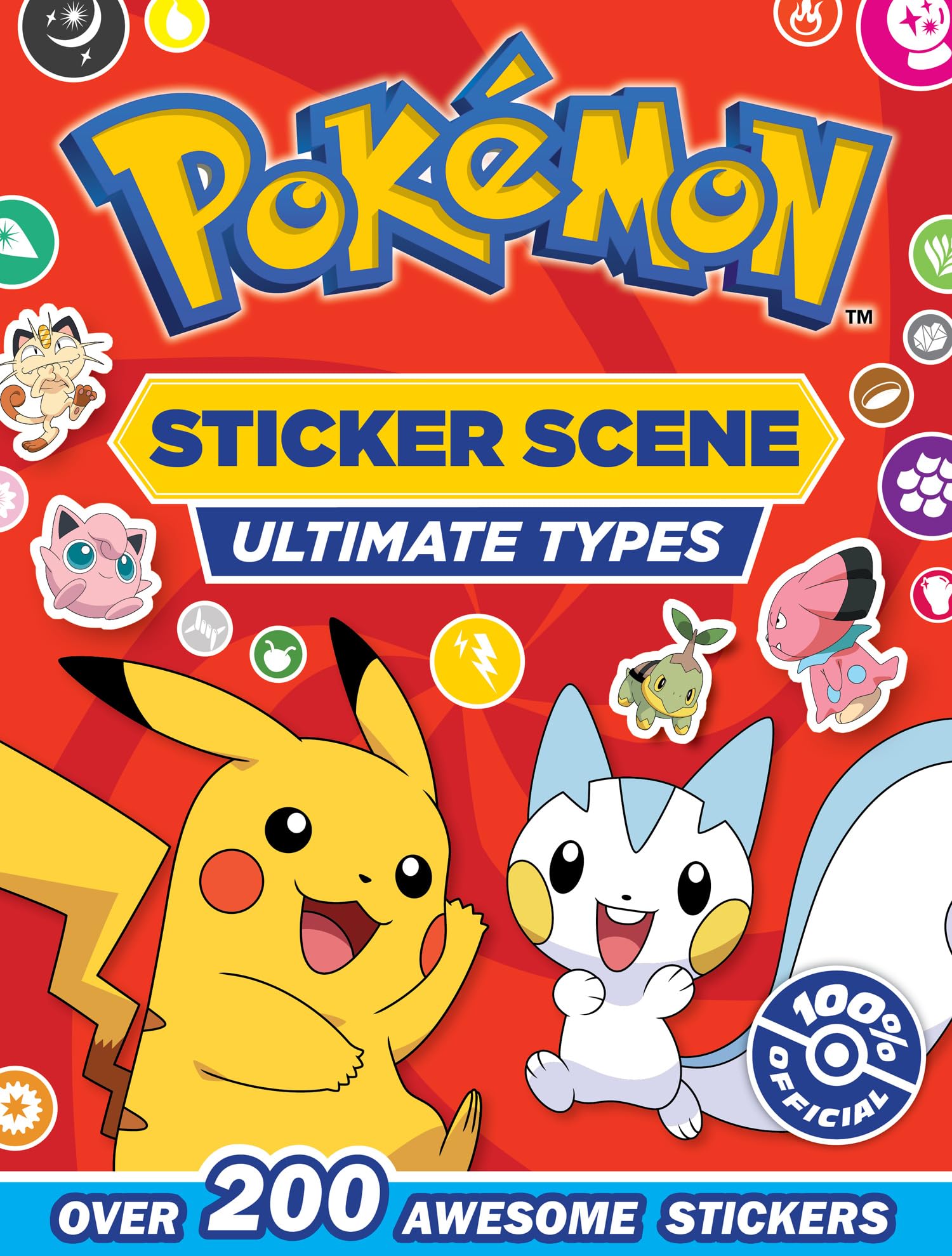 Farshore Pokémon Ultimate Types Sticker Scene Book | Full-Colour Illustrated Activity Book 1