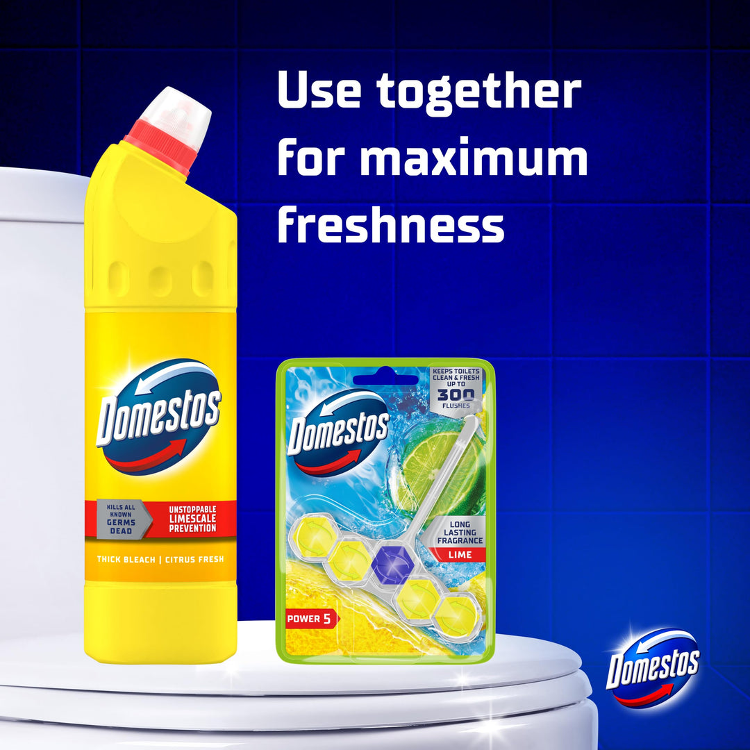 Domestos - Citrus Fresh Thick Bleach Disinfectant Cleaner