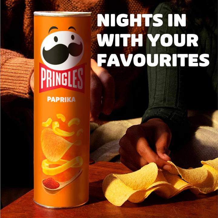 Pringles Paprika Crisps 185g