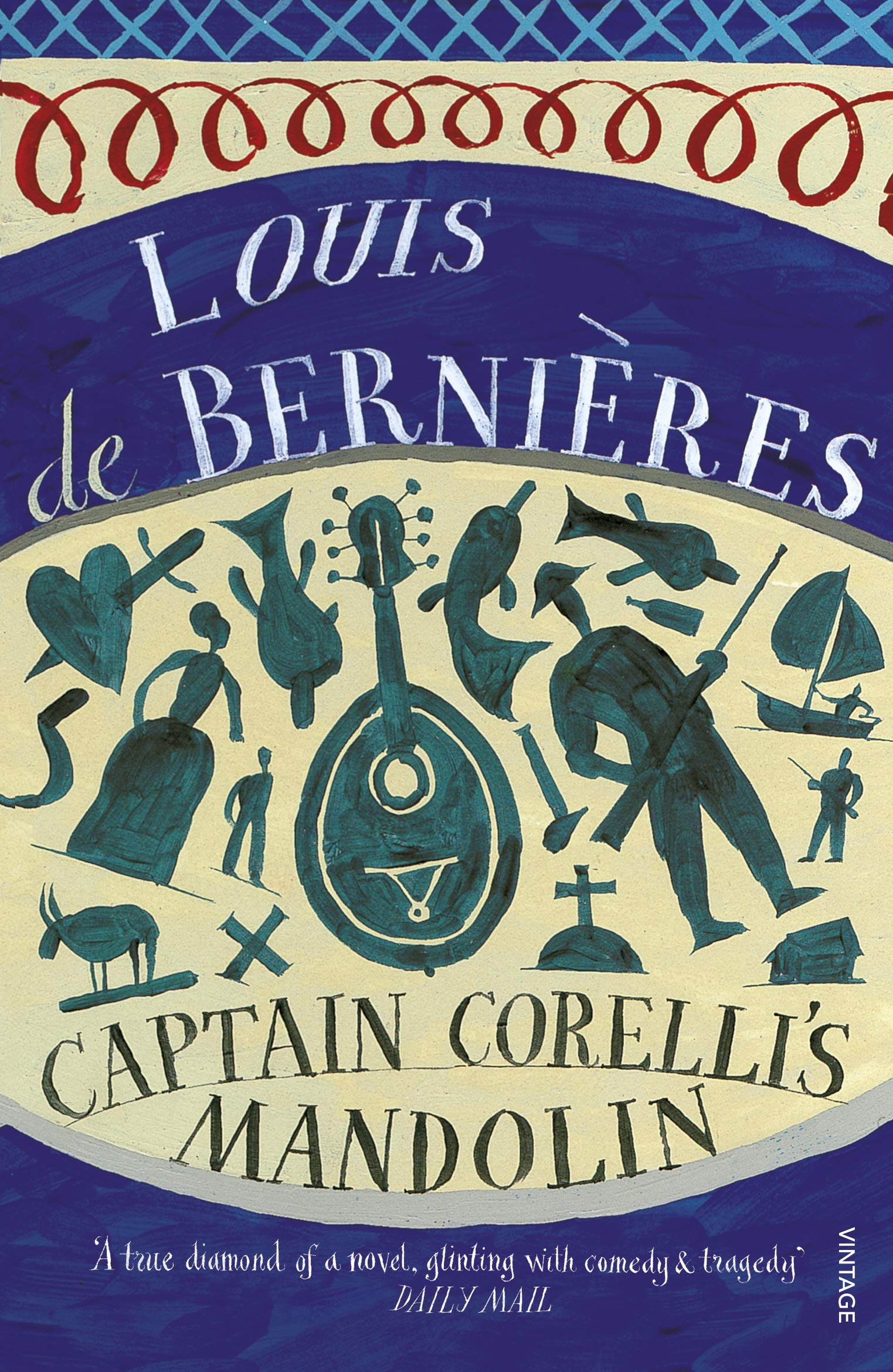 Louis De Bernières - Captain Corelli's Mandolin | Paperback Reprint 1