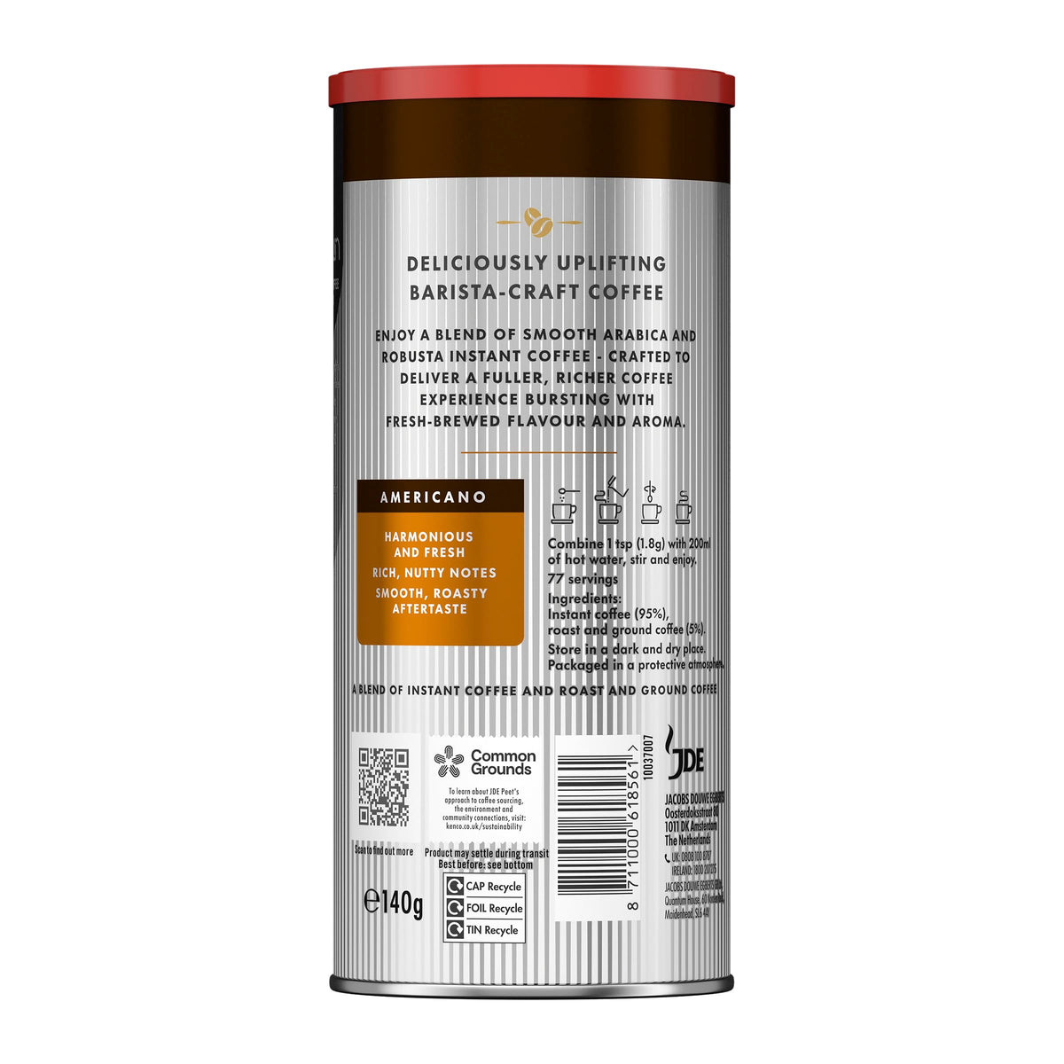 Kenco Millicano Americano Instant Coffee - 140g
