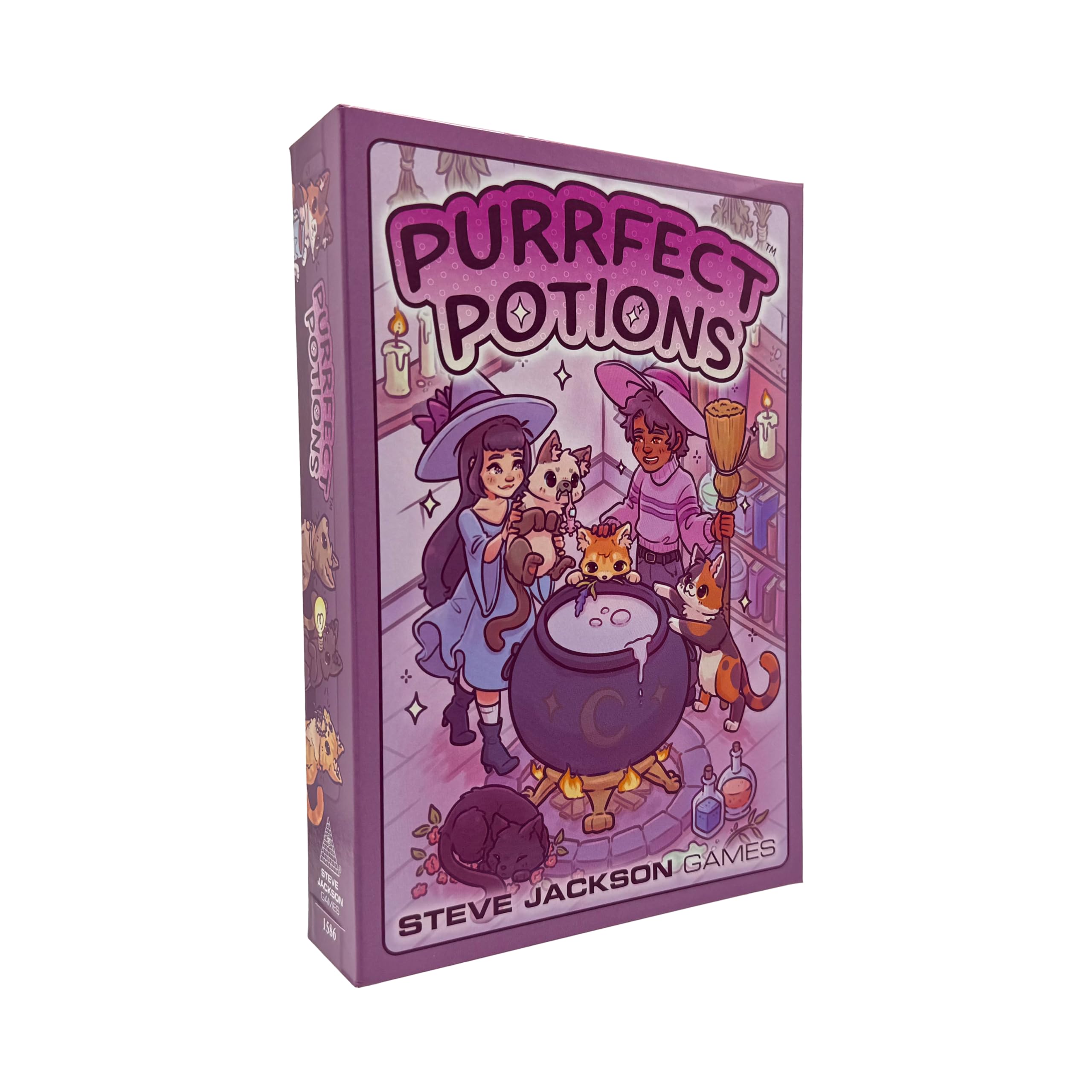 Steve Jackson Games Purrfect Potions Dice Game | 2-4 Players | Ages 14+ | Fast-Paced Potion Brewing