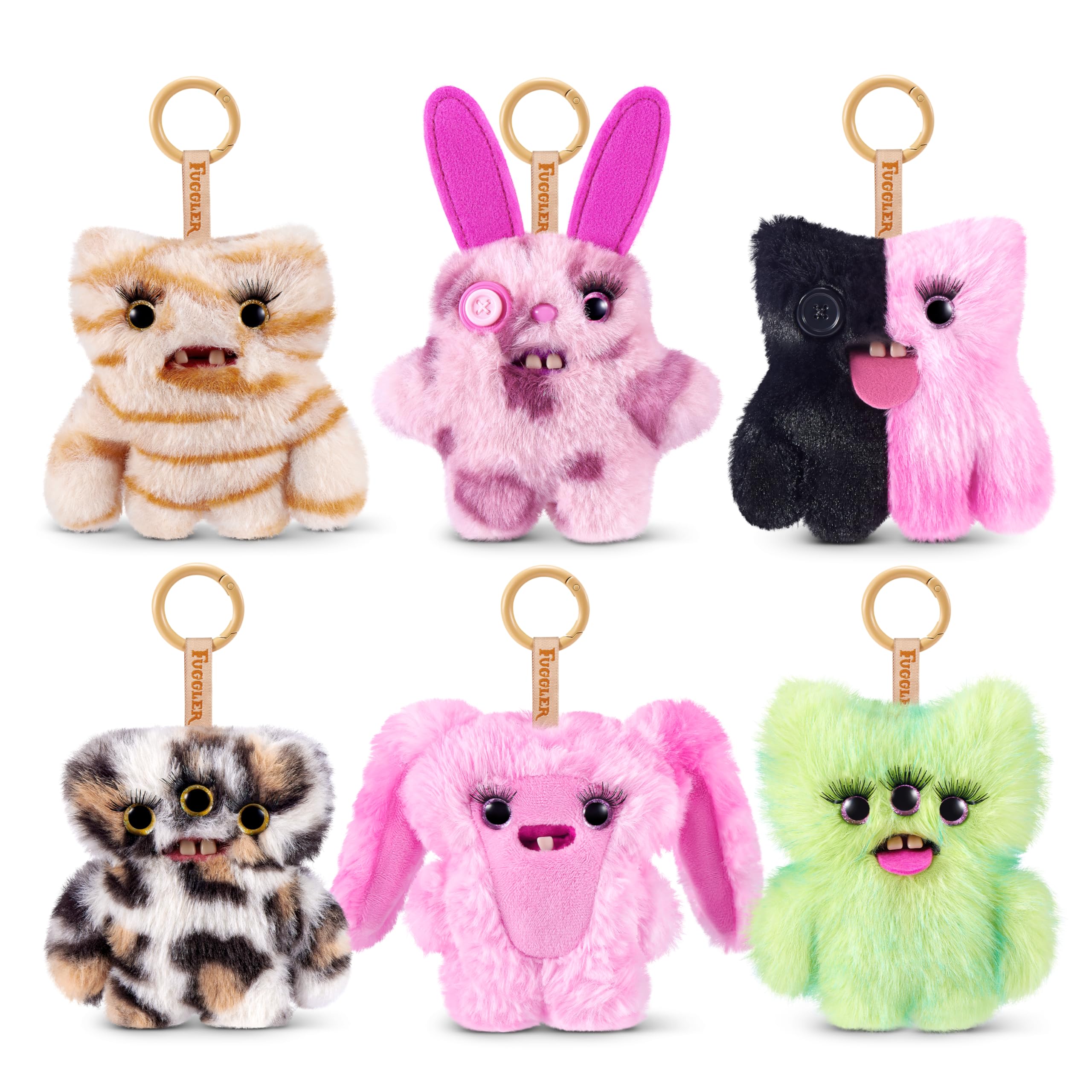 Fuggler Baby Baddies Soft Dolls - 5 Inch Collectible Plush (6 Pack) 1