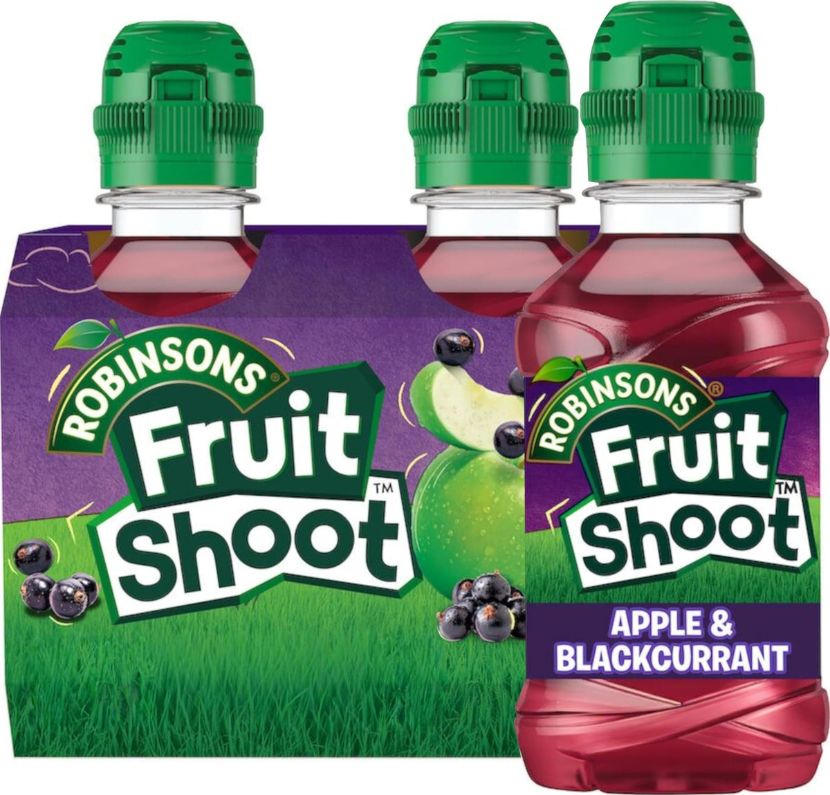 FRUIT SHOOT Apple and Blackcurrant Fruit Juice - 8 x 200ml