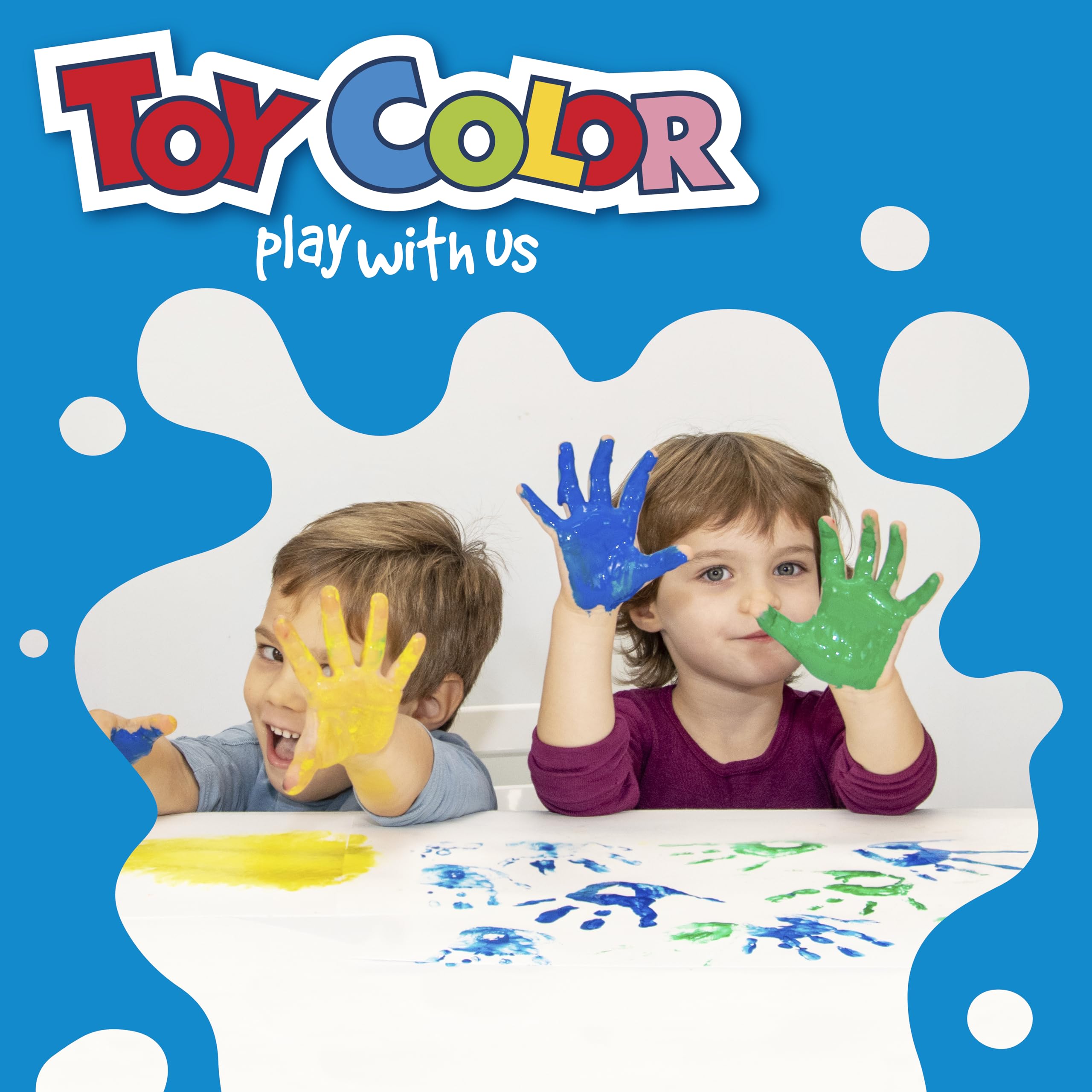 Pasuto Toy Color Tempera Paint - White | 1000 ml Washable Poster Paint for Kids 7