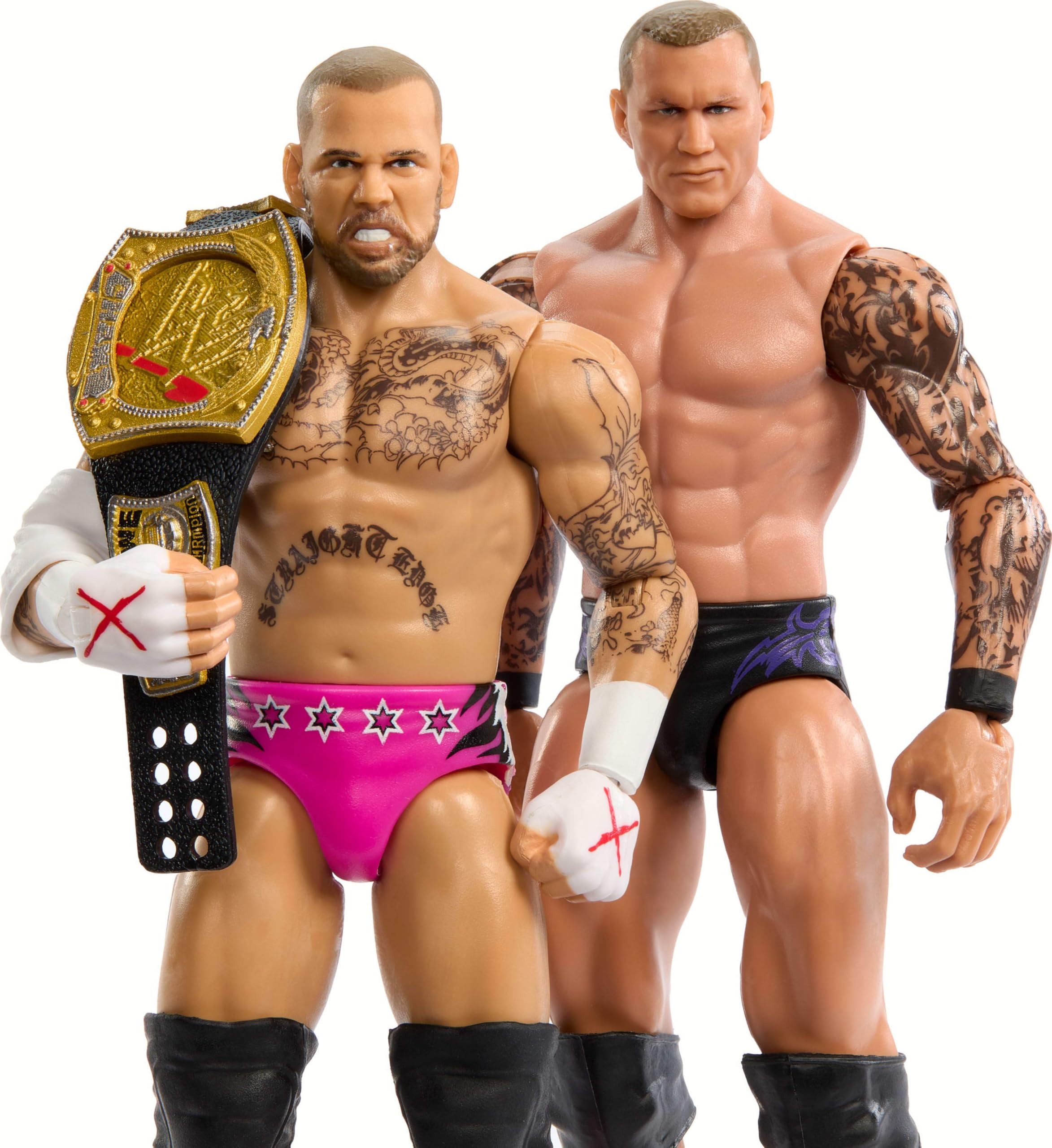 Mattel WWE Main Event Championship Showdown 2-Pack Action Figures - 6-Inch Collectible Figures with Accessories 9