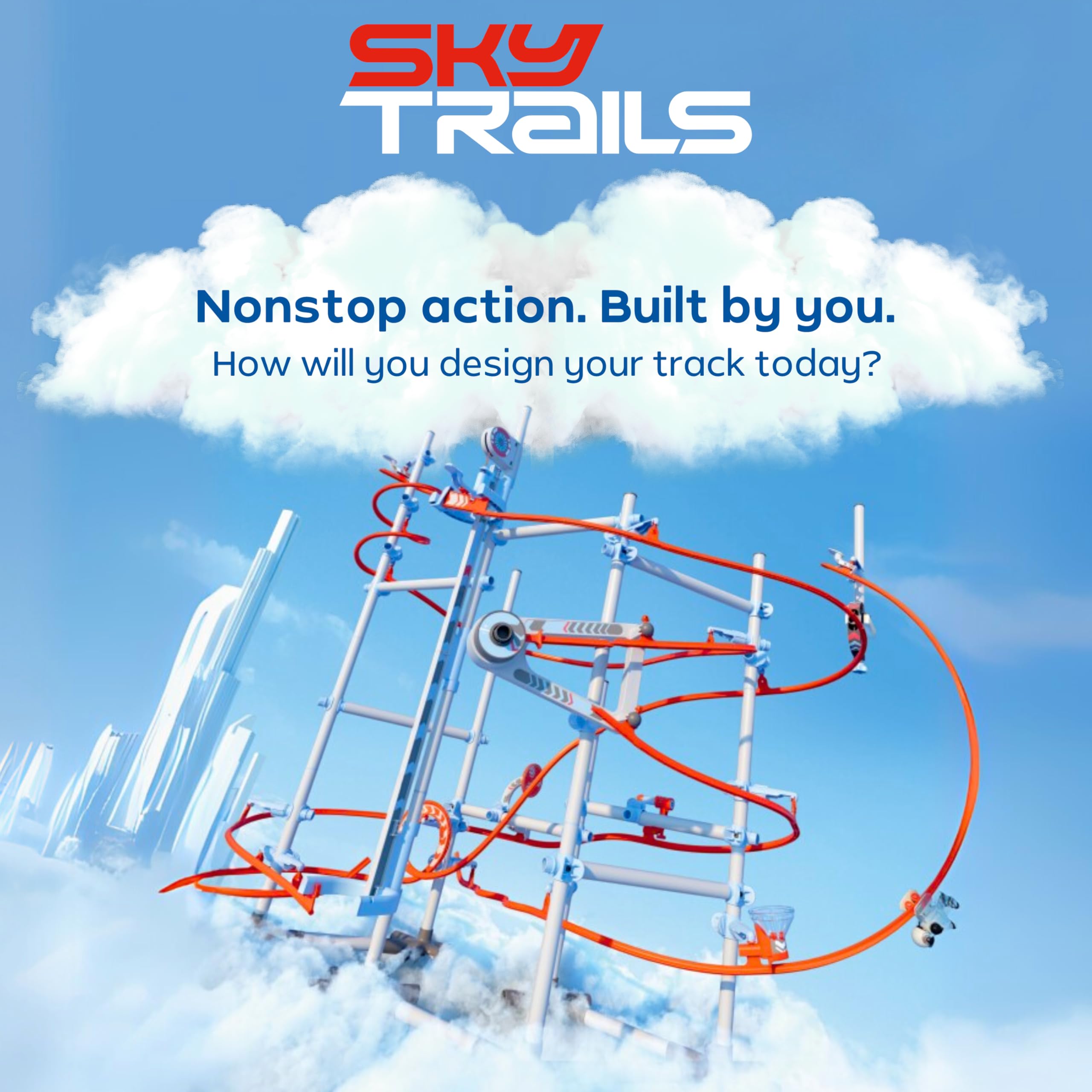 Sky Trails Looping Construction Toy - Build Spectacular Racing Tracks with Action-Packed Stunts 14