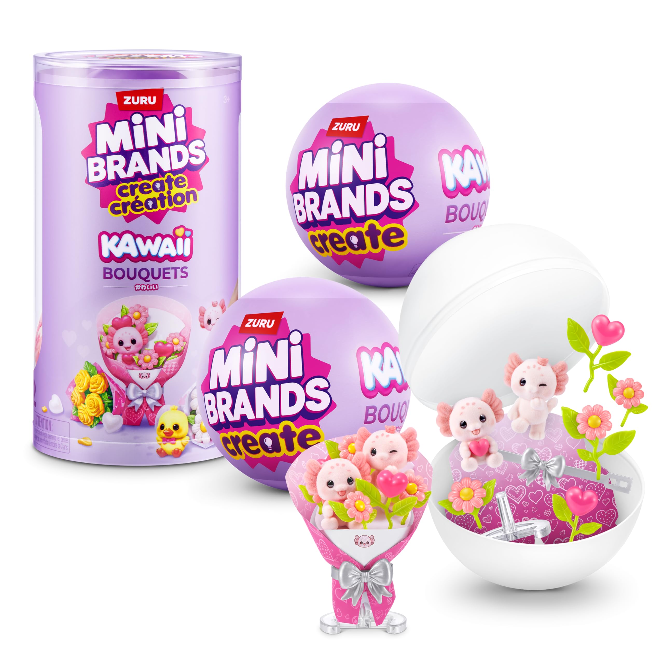 Mini Brands Kawaii Bouquet Capsule Series 1 - Collectible Miniatures (2 Pack) 1