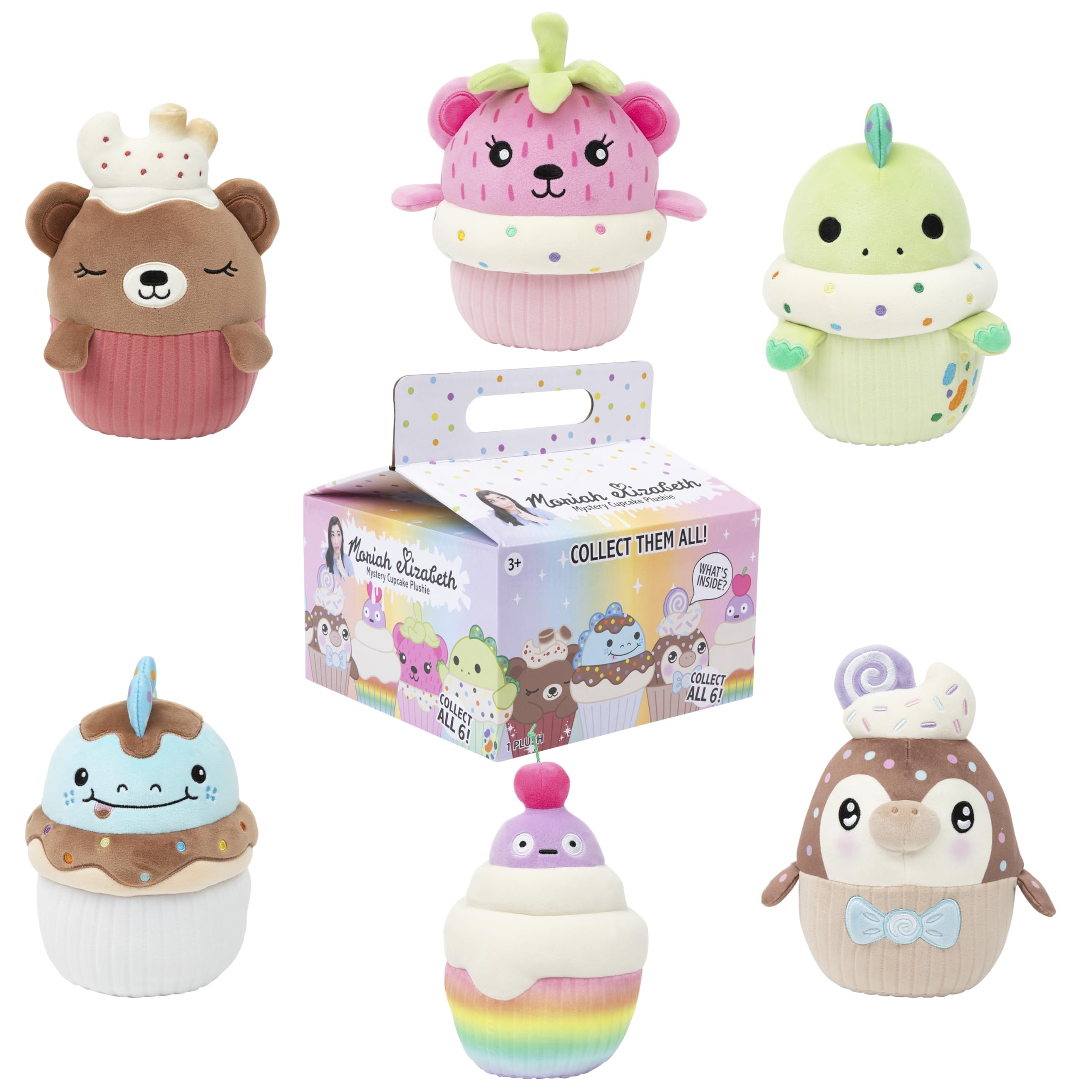 Moriah Elizabeth 6" Mini Mystery Plush - Cupcake Plush Collection 1