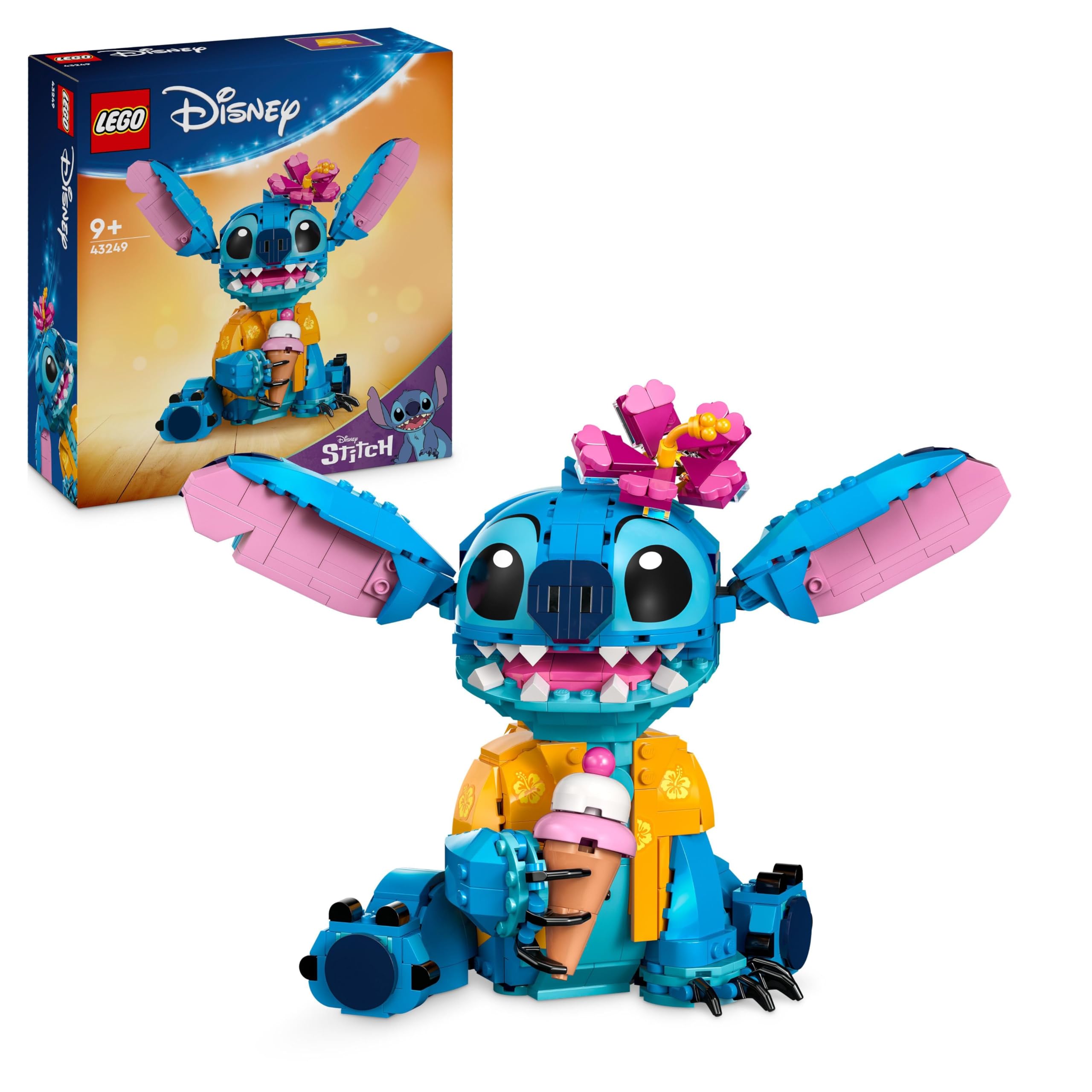 LEGO Disney 43249 Stitch Building Set - Movable Ears & Head | Ages 9+ 1