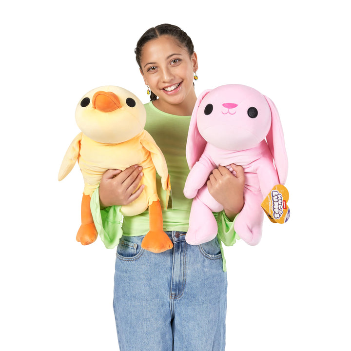 Hug-A-Lumps by ZURU - Weighted Cuddly Plush Toy, 1.5kg Dino (Delilah)