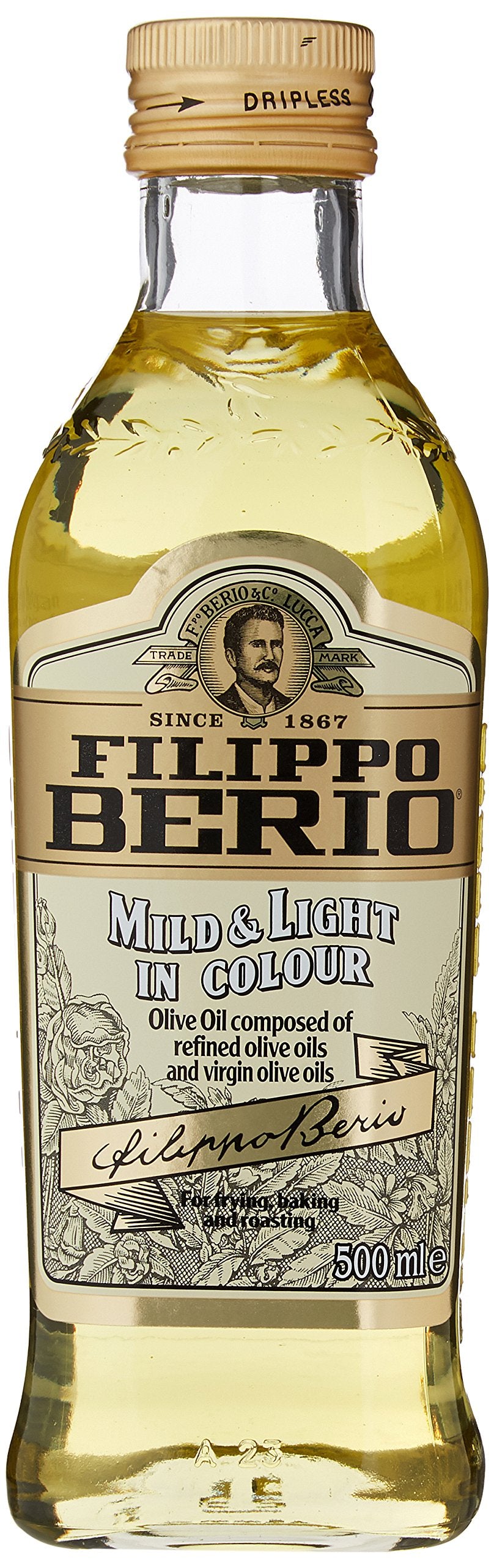 Filippo Berio Mild & Light Olive Oil - Healthy Cooking Substitute | 500 ml 1