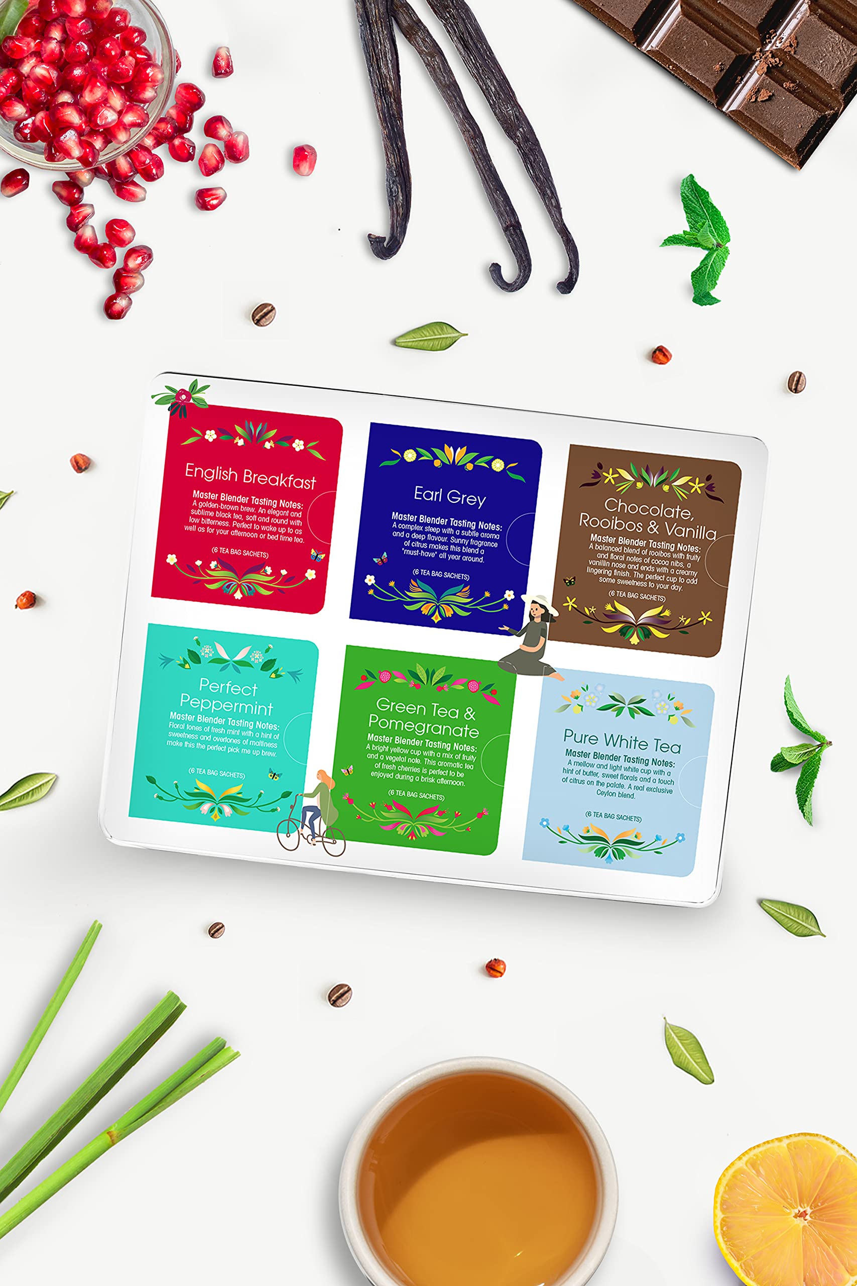 English Tea Shop Organic Luxury Gift Tin - 36 Count Herbal Tea Bags 2