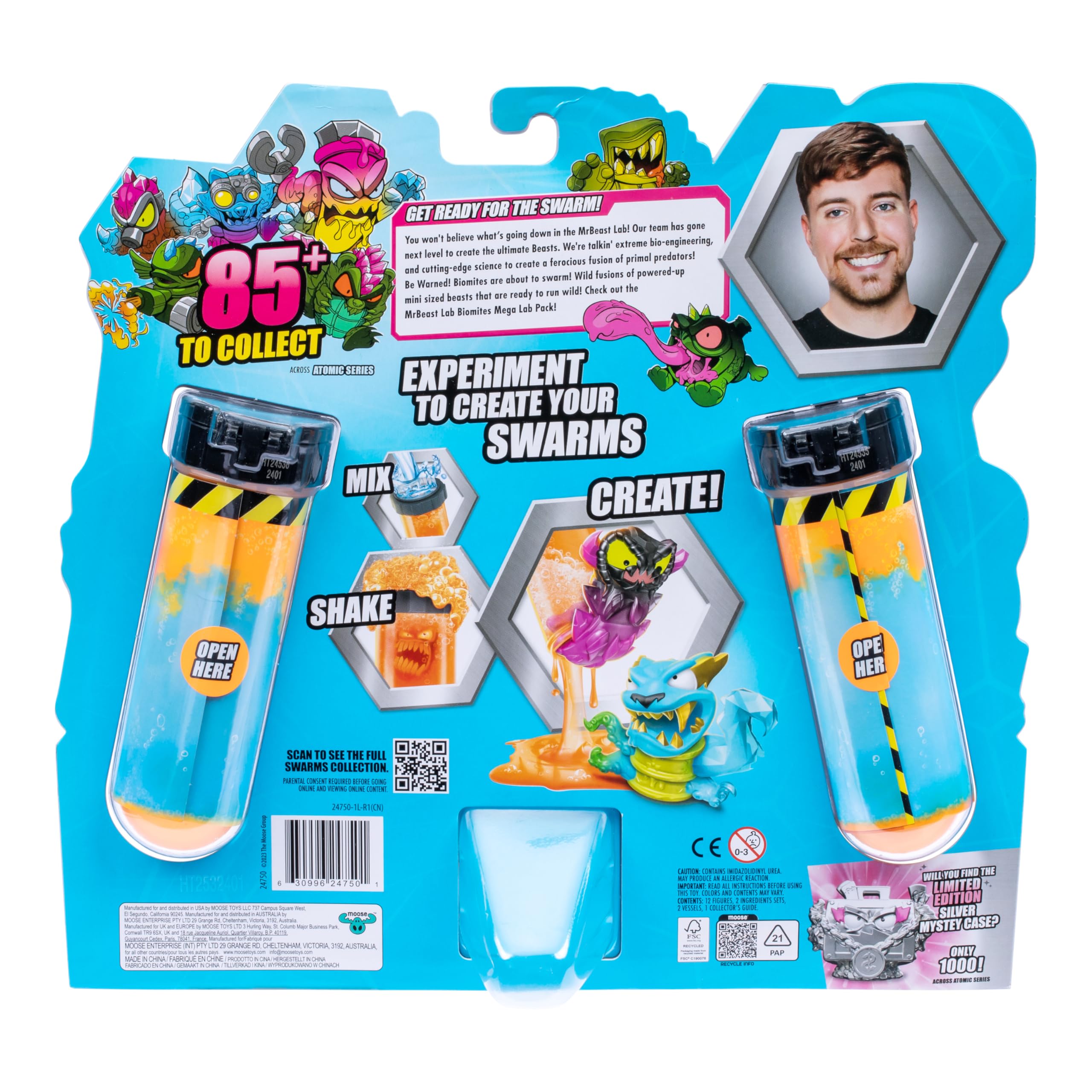 MrBeast Lab Swarms Atomic Series 12 Pack – Python Panther Micro Beasts 2