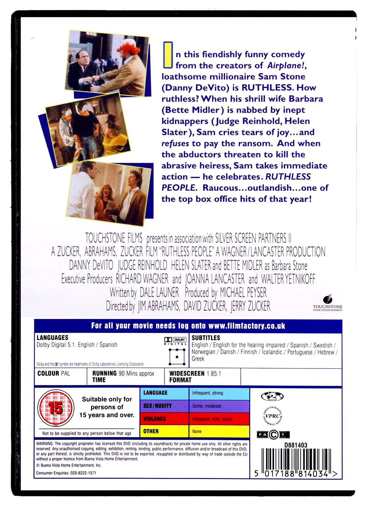 Ruthless People [DVD]