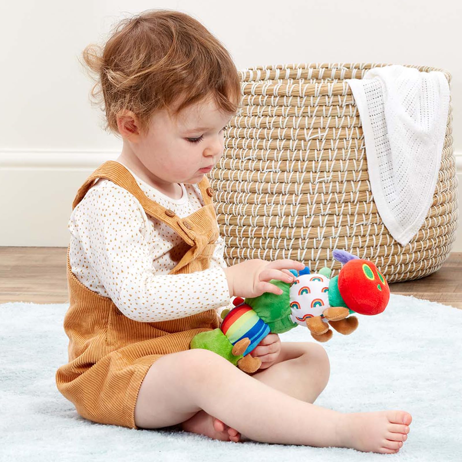 Rainbow Designs The Very Hungry Caterpillar My First Soft Toy - Velvety Fabric, Multicolor | Unisex Children 5